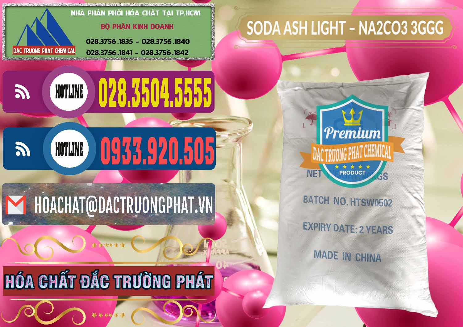 Nơi bán & phân phối Soda Ash Light - NA2CO3 3GGG Trung Quốc China - 0124 - Đơn vị cung cấp - kinh doanh hóa chất tại TP.HCM - muabanhoachat.com.vn