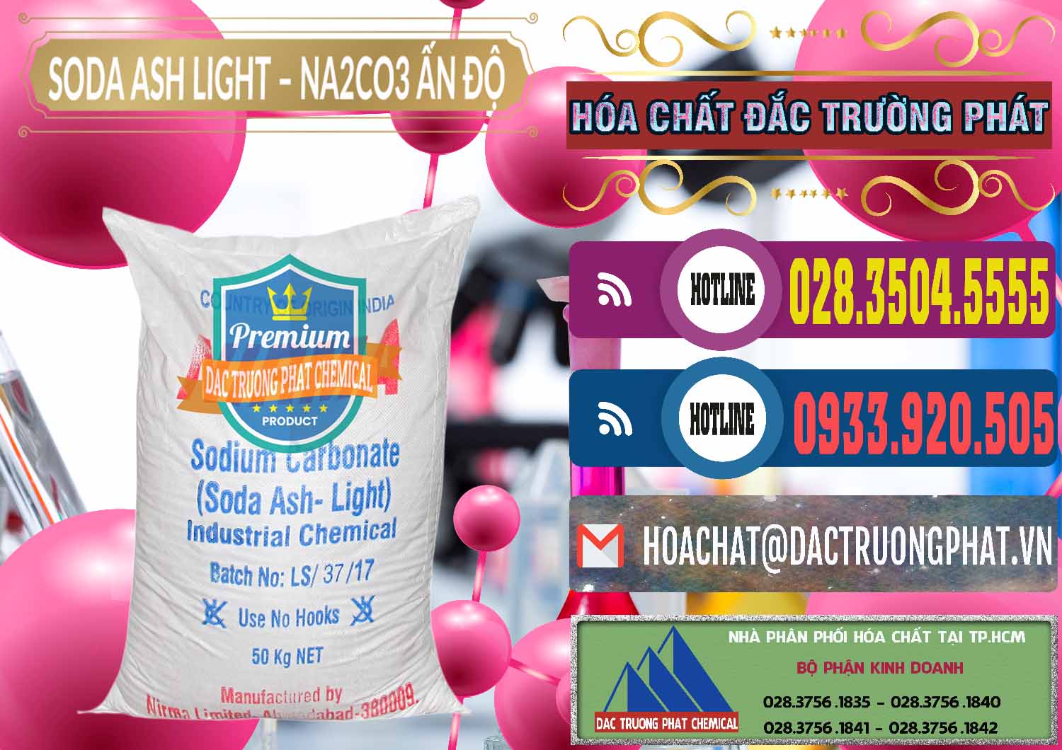Nơi chuyên bán ( cung ứng ) Soda Ash Light - NA2CO3 Nirma Ấn Độ India - 0125 - Cung cấp ( phân phối ) hóa chất tại TP.HCM - muabanhoachat.com.vn