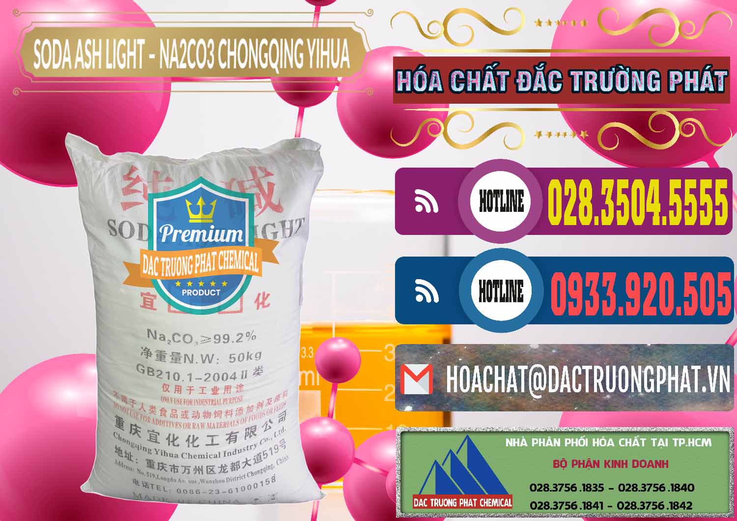 Bán & cung cấp Soda Ash Light - NA2CO3 Chongqing Yihua Trung Quốc China - 0129 - Cty phân phối _ bán hóa chất tại TP.HCM - muabanhoachat.com.vn
