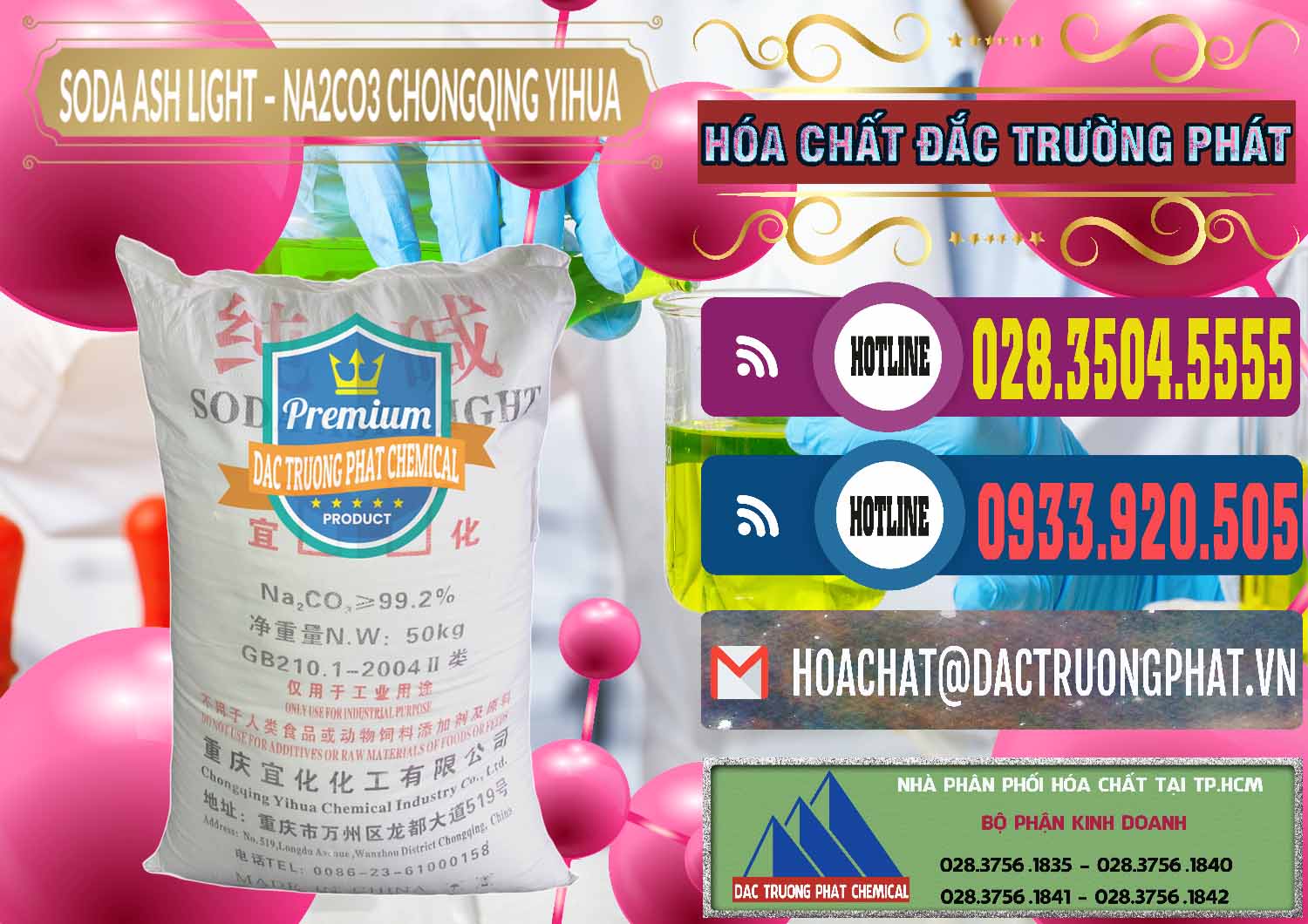 Đơn vị bán & phân phối Soda Ash Light - NA2CO3 Chongqing Yihua Trung Quốc China - 0129 - Cty cung cấp - kinh doanh hóa chất tại TP.HCM - muabanhoachat.com.vn