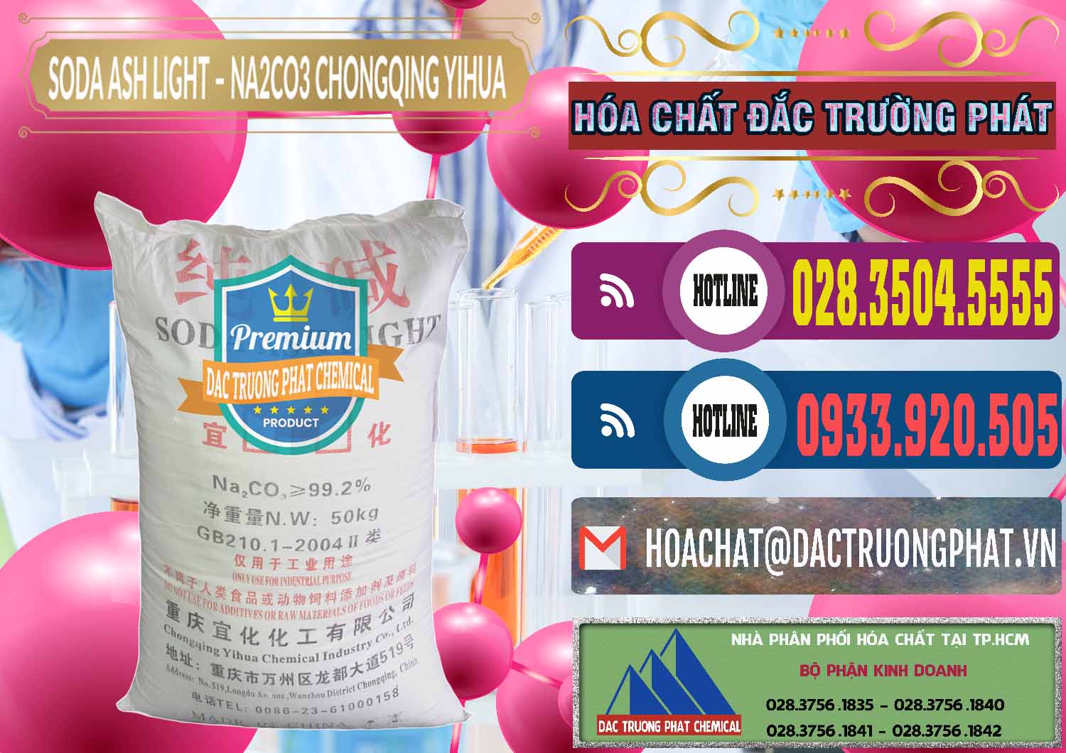 Nơi bán & cung ứng Soda Ash Light - NA2CO3 Chongqing Yihua Trung Quốc China - 0129 - Công ty kinh doanh ( phân phối ) hóa chất tại TP.HCM - muabanhoachat.com.vn