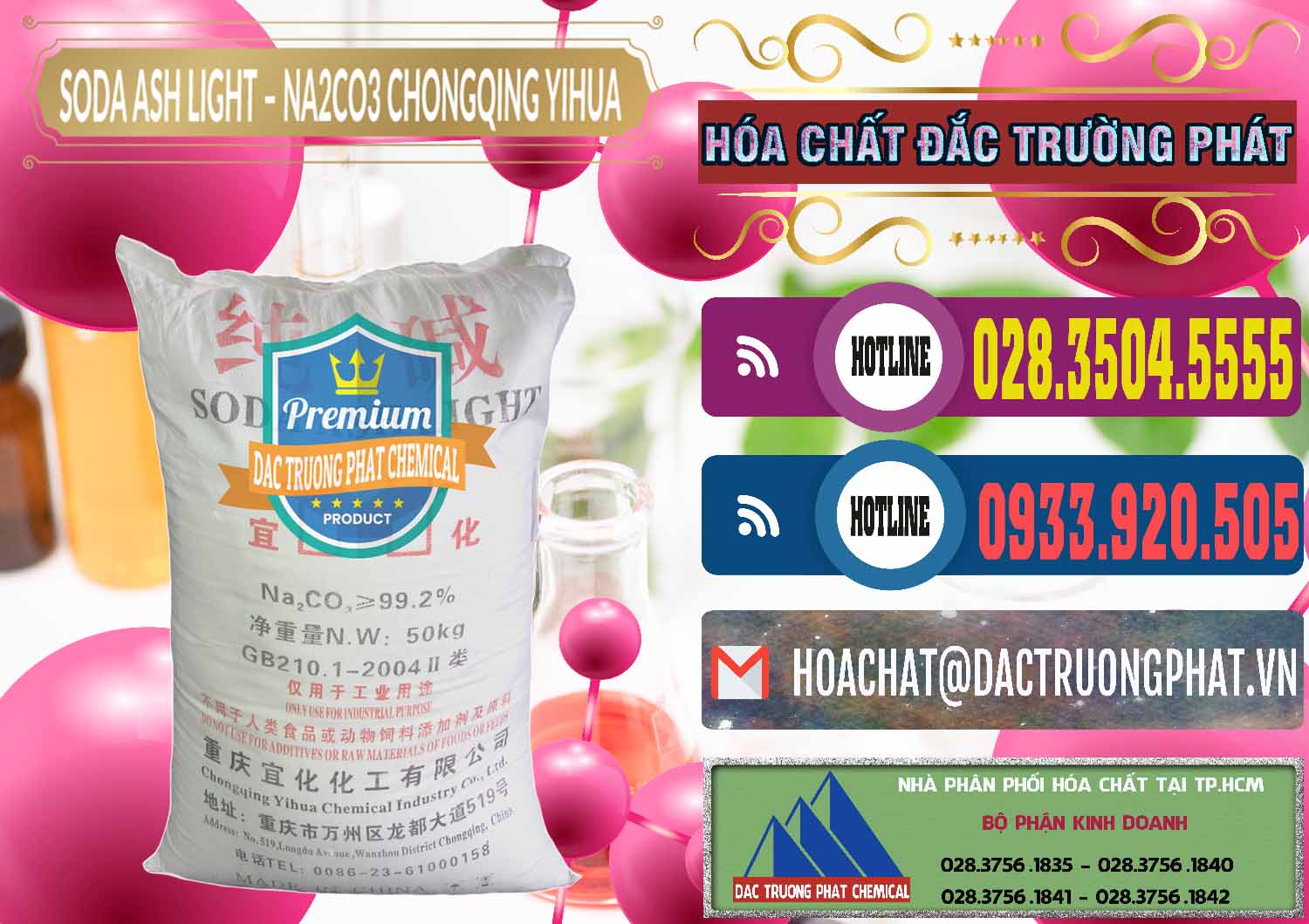 Công ty nhập khẩu và bán Soda Ash Light - NA2CO3 Chongqing Yihua Trung Quốc China - 0129 - Công ty bán - cung cấp hóa chất tại TP.HCM - muabanhoachat.com.vn