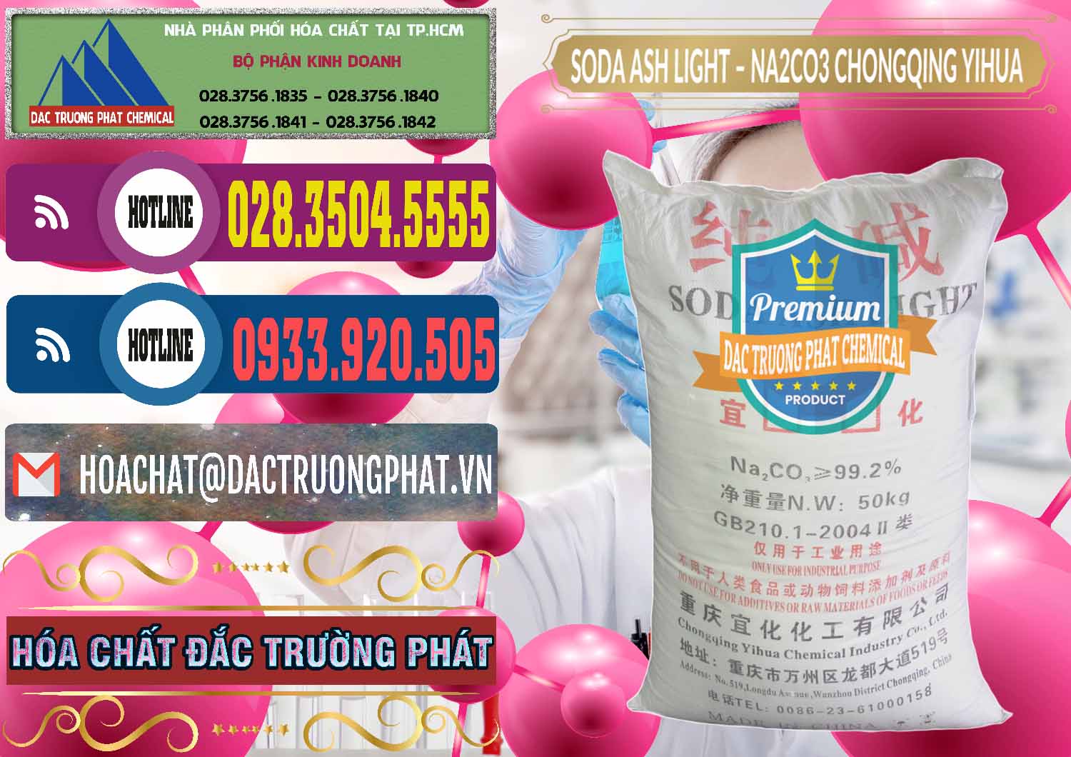 Cty nhập khẩu & bán Soda Ash Light - NA2CO3 Chongqing Yihua Trung Quốc China - 0129 - Cung cấp - phân phối hóa chất tại TP.HCM - muabanhoachat.com.vn