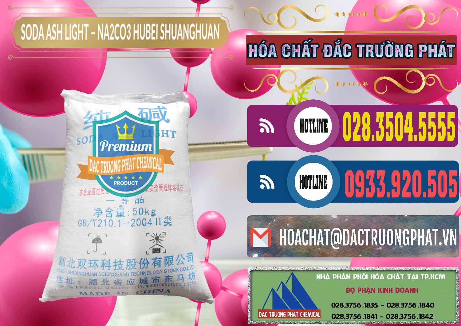 Kinh doanh ( bán ) Soda Ash Light - NA2CO3 2 Vòng Tròn Hubei Shuanghuan Trung Quốc China - 0130 - Đơn vị cung cấp ( phân phối ) hóa chất tại TP.HCM - muabanhoachat.com.vn