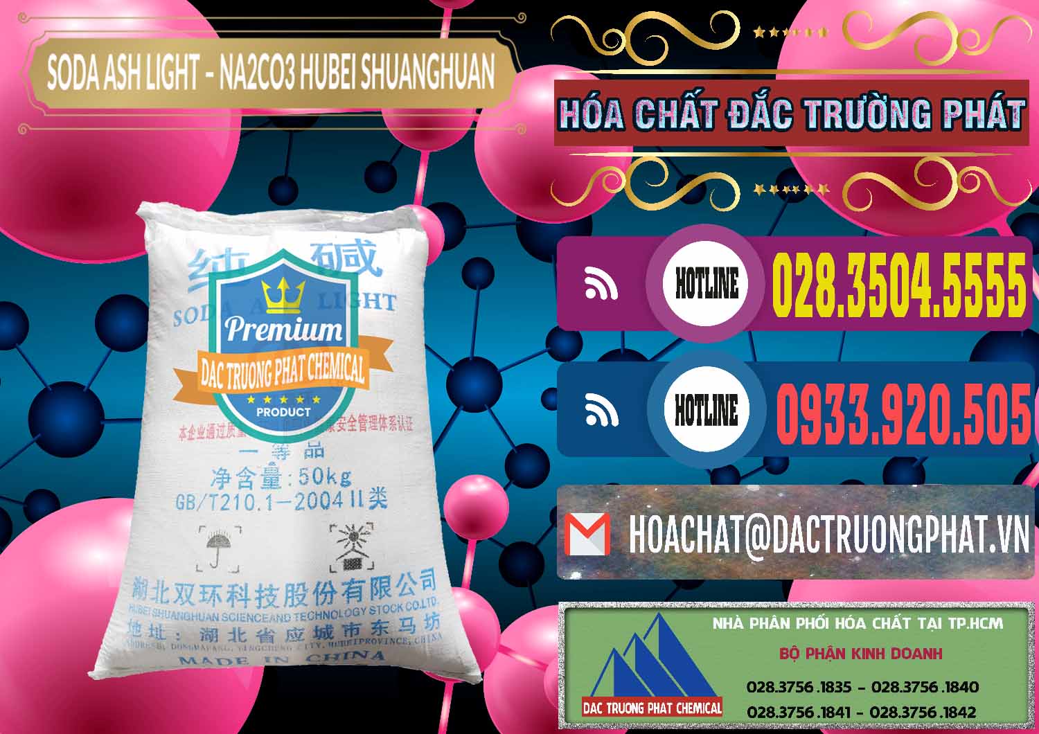 Đơn vị chuyên cung cấp - bán Soda Ash Light - NA2CO3 2 Vòng Tròn Hubei Shuanghuan Trung Quốc China - 0130 - Nơi nhập khẩu _ phân phối hóa chất tại TP.HCM - muabanhoachat.com.vn