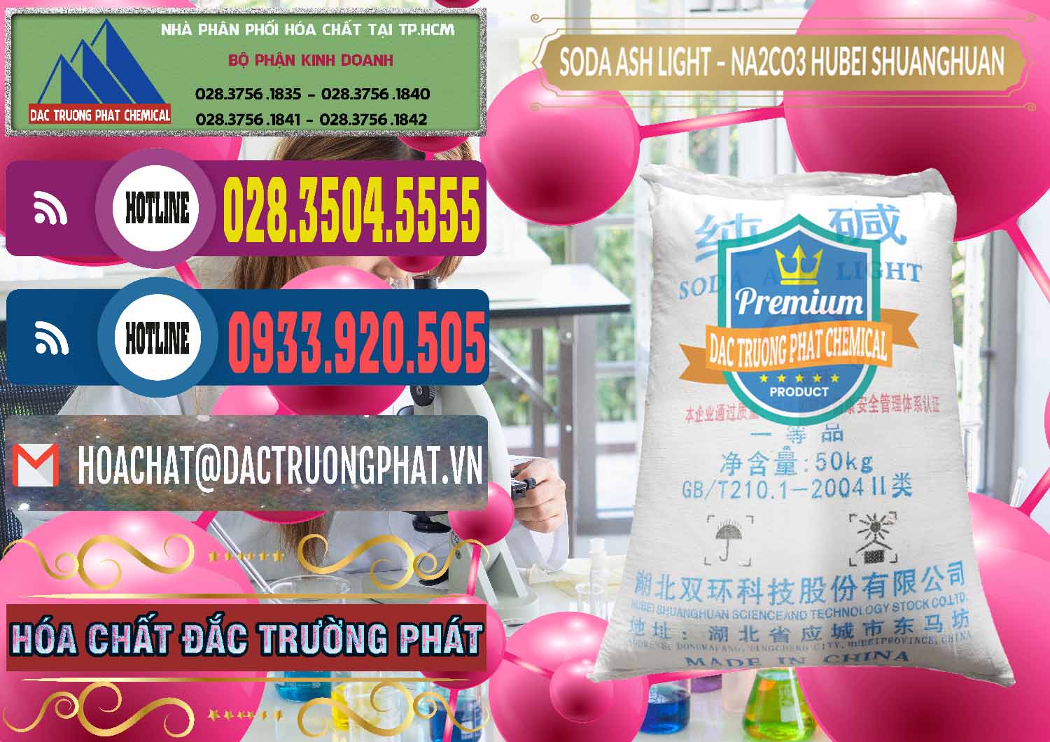 Nơi bán ( cung ứng ) Soda Ash Light - NA2CO3 2 Vòng Tròn Hubei Shuanghuan Trung Quốc China - 0130 - Công ty cung cấp ( bán ) hóa chất tại TP.HCM - muabanhoachat.com.vn
