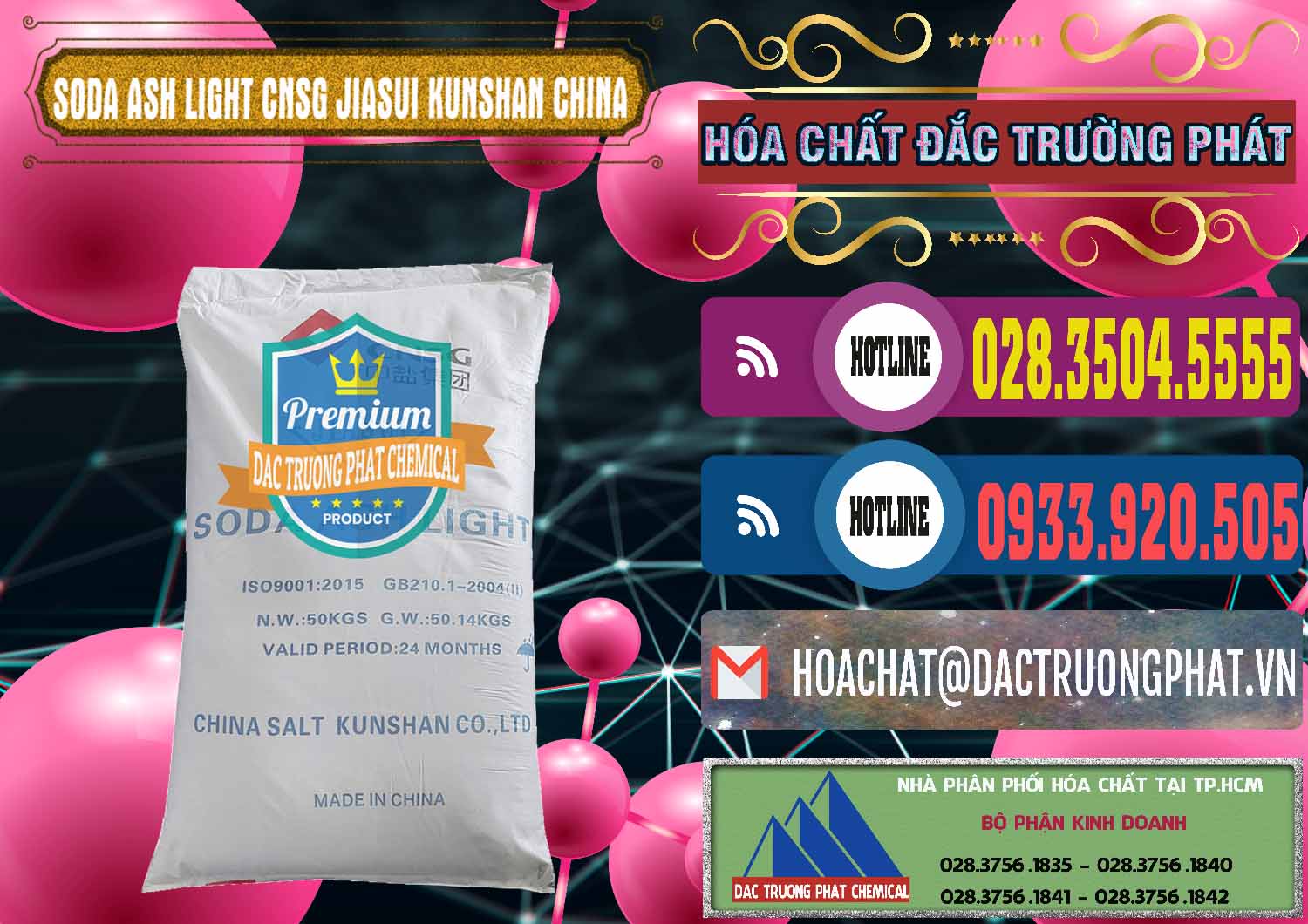 Cty chuyên bán & phân phối Soda Ash Light - NA2CO3 99.2% CNSG Jiasui Kunshan Trung Quốc China - 0252 - Chuyên phân phối & bán hóa chất tại TP.HCM - muabanhoachat.com.vn