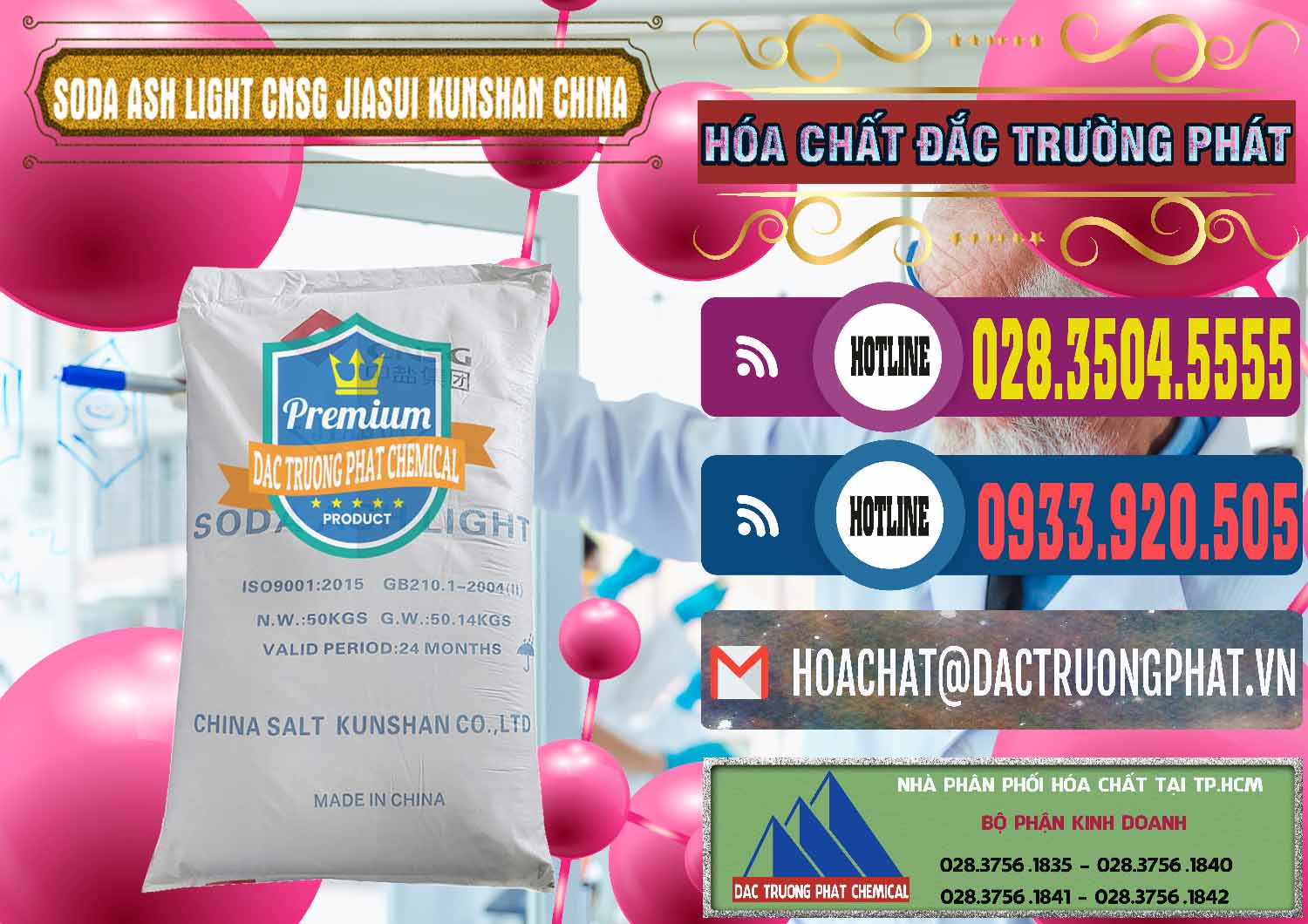 Đơn vị chuyên bán _ phân phối Soda Ash Light - NA2CO3 99.2% CNSG Jiasui Kunshan Trung Quốc China - 0252 - Nơi cung ứng & phân phối hóa chất tại TP.HCM - muabanhoachat.com.vn