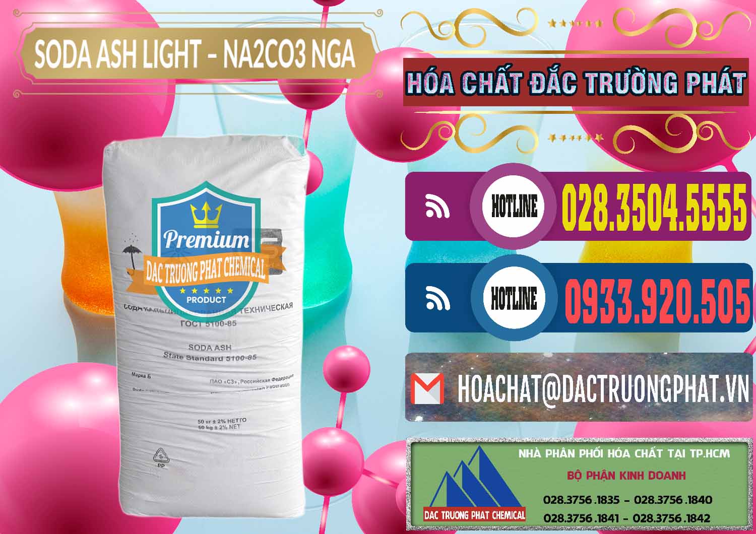 Cty cung cấp ( bán ) Soda Ash Light - NA2CO3 Nga Russia - 0128 - Đơn vị phân phối & bán hóa chất tại TP.HCM - muabanhoachat.com.vn
