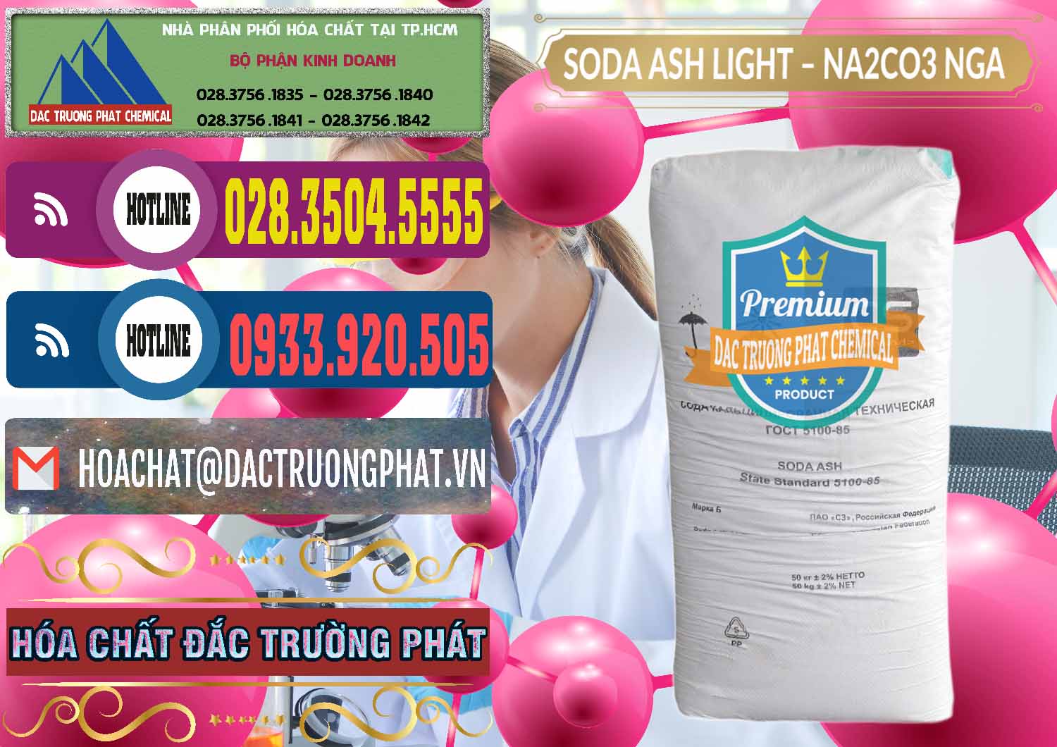 Cty phân phối và bán Soda Ash Light - NA2CO3 Nga Russia - 0128 - Cty chuyên cung cấp - kinh doanh hóa chất tại TP.HCM - muabanhoachat.com.vn