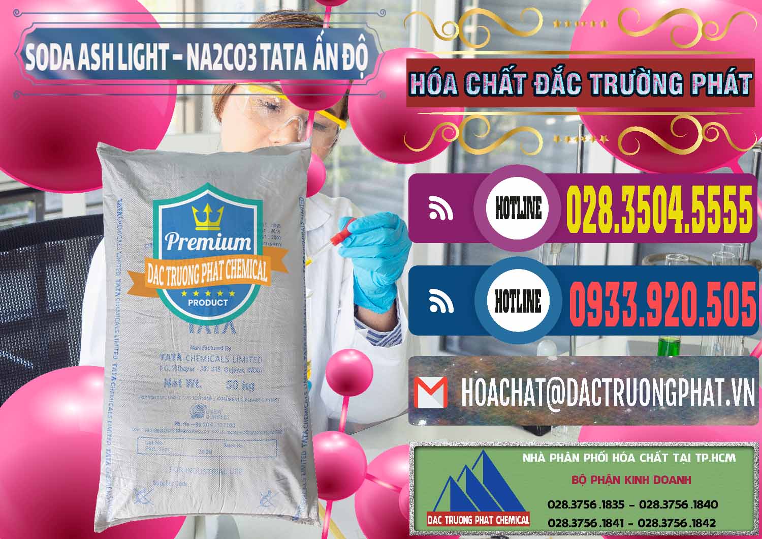 Công ty chuyên cung ứng và bán Soda Ash Light - NA2CO3 TATA Ấn Độ India - 0132 - Cty nhập khẩu và phân phối hóa chất tại TP.HCM - muabanhoachat.com.vn