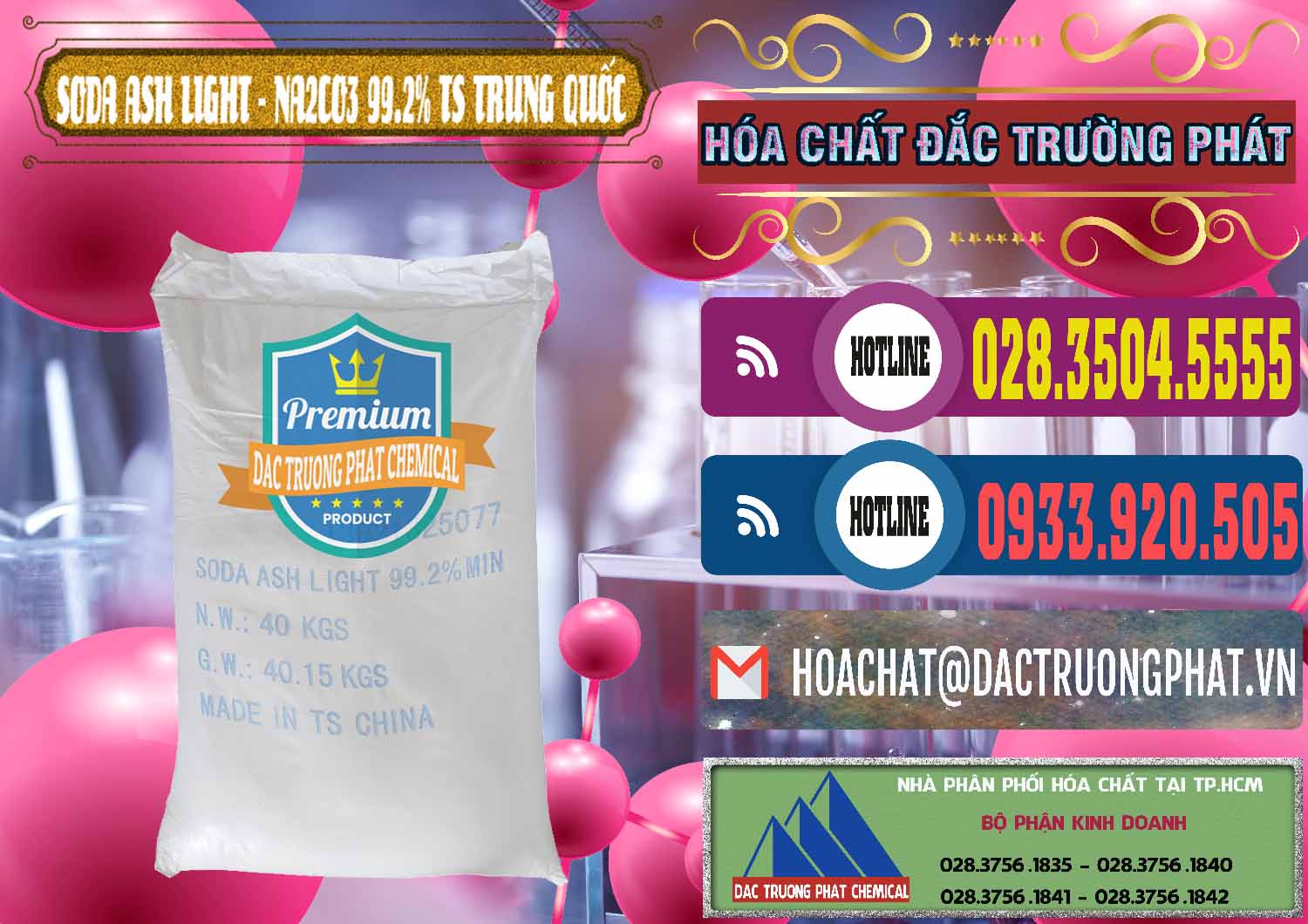 Công ty nhập khẩu ( bán ) Soda Ash Light - NA2CO3 TS Trung Quốc China - 0221 - Đơn vị chuyên phân phối _ cung ứng hóa chất tại TP.HCM - muabanhoachat.com.vn