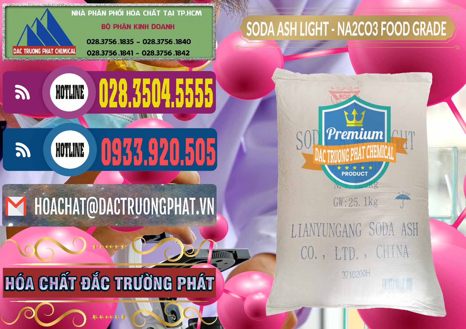 Soda Ash Light – NA2CO3 Food Grade Trung Quốc China Công ty cung cấp và bán Soda Ash Light – NA2CO3 Food Grade Trung Quốc China - 0127 - Nơi phân phối - cung cấp hóa chất tại TP.HCM - muabanhoachat.com.vn