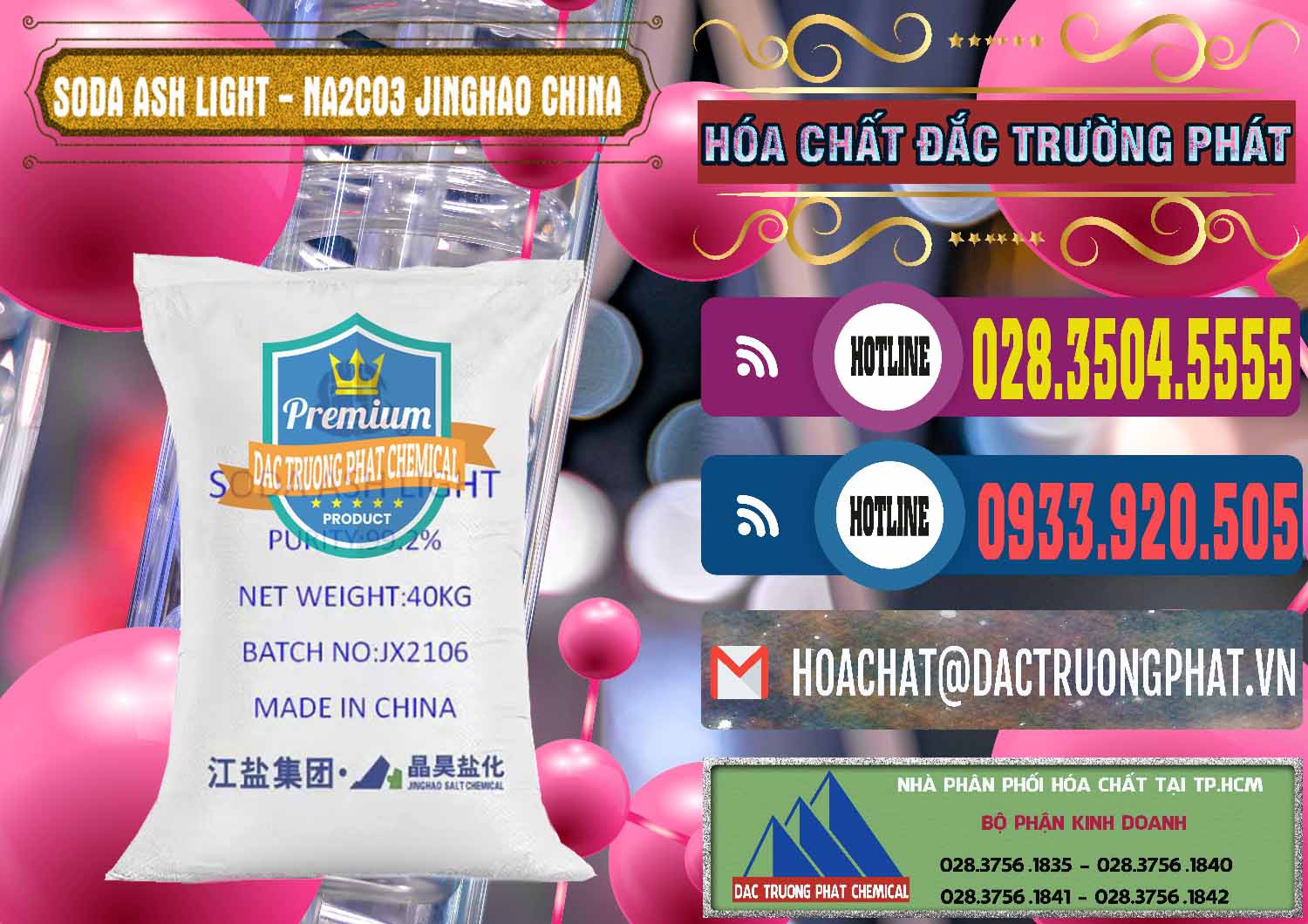 Nơi chuyên kinh doanh ( bán ) Soda Ash Light - NA2CO3 Jinghao Trung Quốc China - 0339 - Nhập khẩu & cung cấp hóa chất tại TP.HCM - muabanhoachat.com.vn