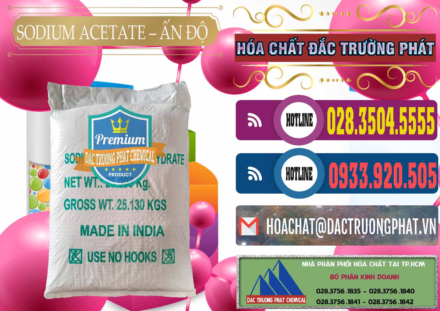 Công ty chuyên bán & cung cấp Sodium Acetate - Natri Acetate Ấn Độ India - 0133 - Công ty phân phối và nhập khẩu hóa chất tại TP.HCM - muabanhoachat.com.vn