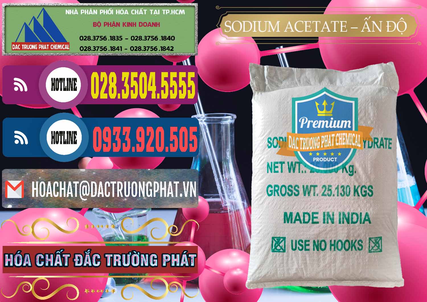 Đơn vị cung cấp _ bán Sodium Acetate - Natri Acetate Ấn Độ India - 0133 - Công ty cung cấp ( phân phối ) hóa chất tại TP.HCM - muabanhoachat.com.vn
