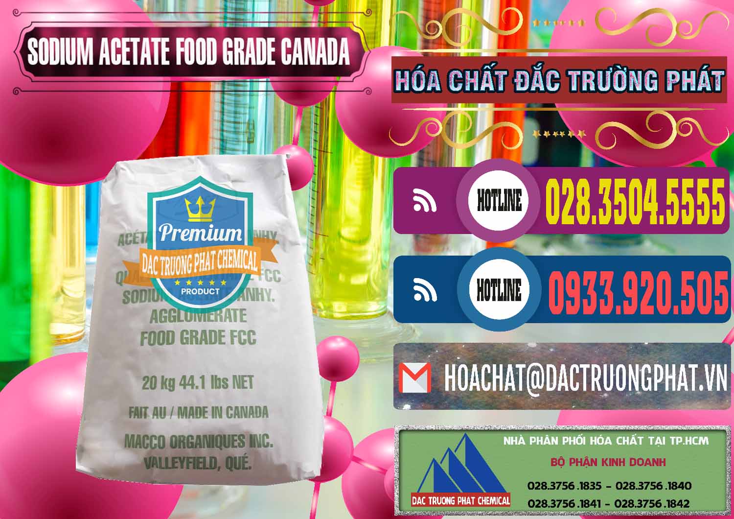 Cty bán & cung cấp Sodium Acetate - Natri Acetate Food Grade Canada - 0282 - Công ty cung cấp _ bán hóa chất tại TP.HCM - muabanhoachat.com.vn
