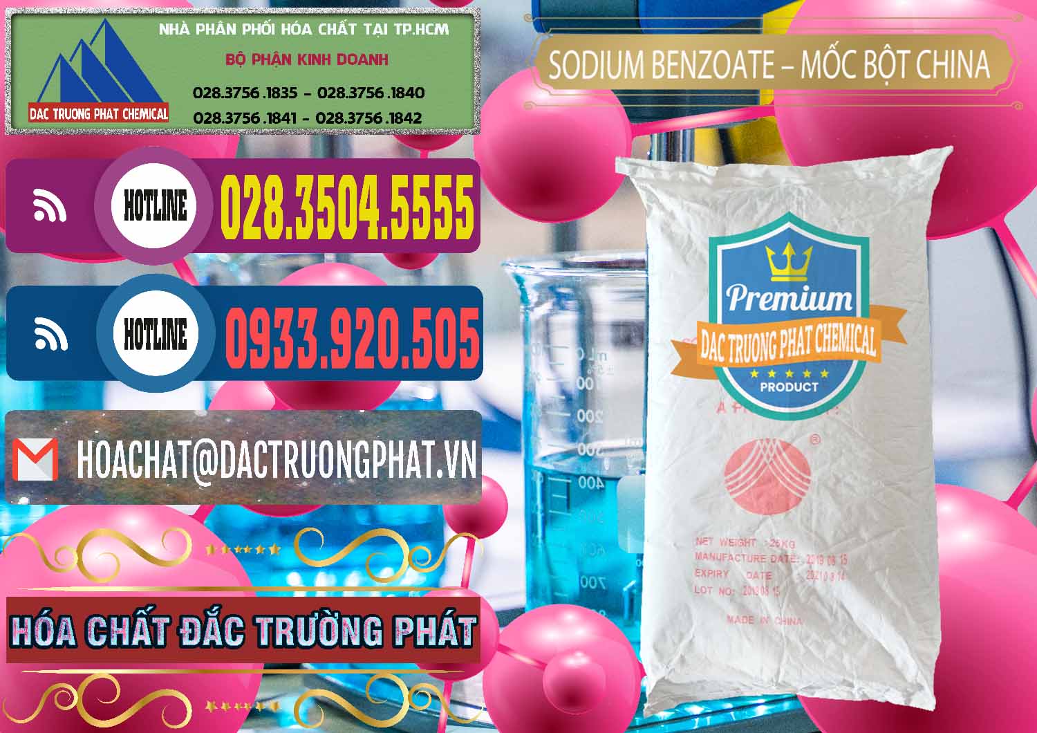 Công ty bán - phân phối Sodium Benzoate - Mốc Bột Chữ Cam Food Grade Trung Quốc China - 0135 - Nhập khẩu - cung cấp hóa chất tại TP.HCM - muabanhoachat.com.vn