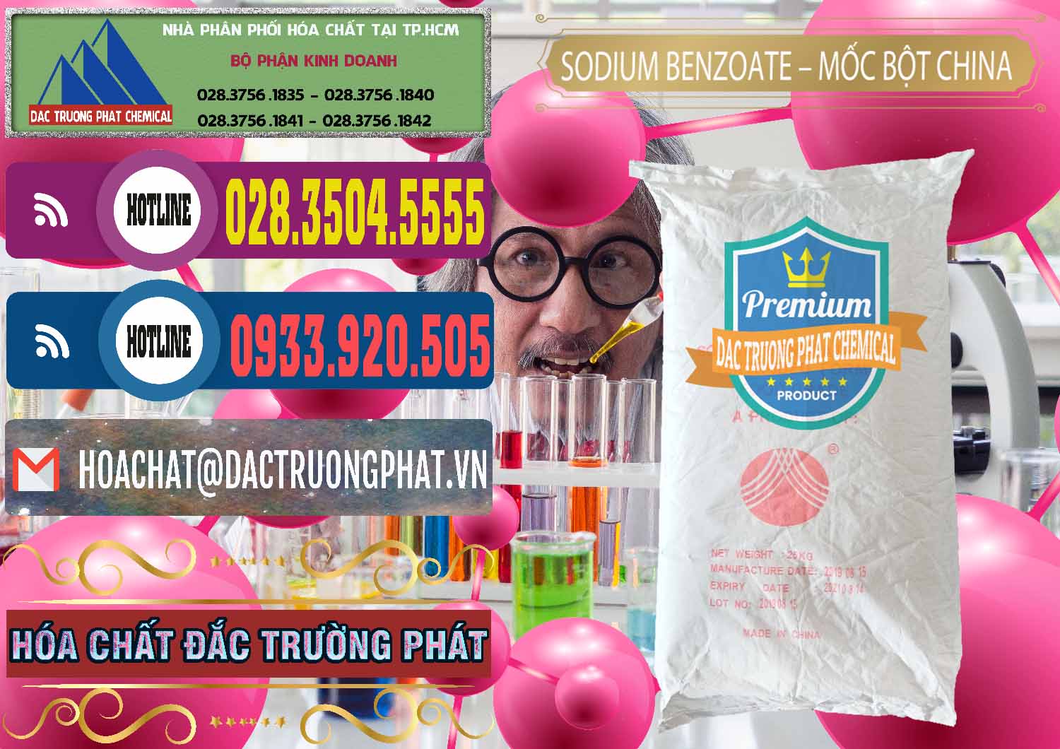 Cty bán ( cung ứng ) Sodium Benzoate - Mốc Bột Chữ Cam Food Grade Trung Quốc China - 0135 - Cty chuyên cung cấp _ bán hóa chất tại TP.HCM - muabanhoachat.com.vn