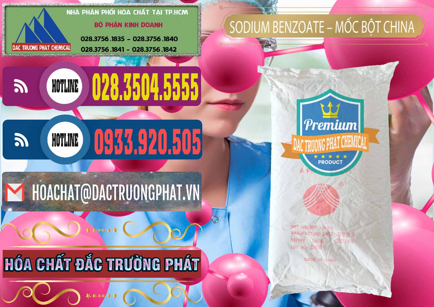 Đơn vị phân phối & bán Sodium Benzoate - Mốc Bột Chữ Cam Food Grade Trung Quốc China - 0135 - Nhà nhập khẩu _ phân phối hóa chất tại TP.HCM - muabanhoachat.com.vn