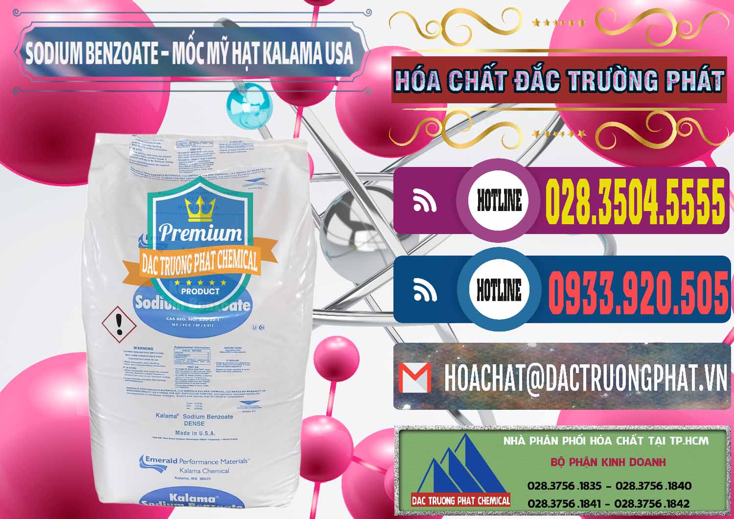 Công ty nhập khẩu và bán Sodium Benzoate - Mốc Hạt Kalama Food Grade Mỹ Usa - 0137 - Nơi cung cấp _ nhập khẩu hóa chất tại TP.HCM - muabanhoachat.com.vn