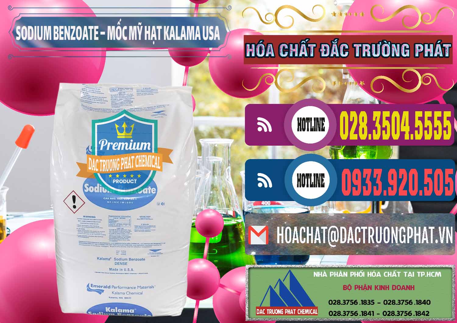 Đơn vị chuyên bán ( cung ứng ) Sodium Benzoate - Mốc Hạt Kalama Food Grade Mỹ Usa - 0137 - Nhập khẩu và cung cấp hóa chất tại TP.HCM - muabanhoachat.com.vn