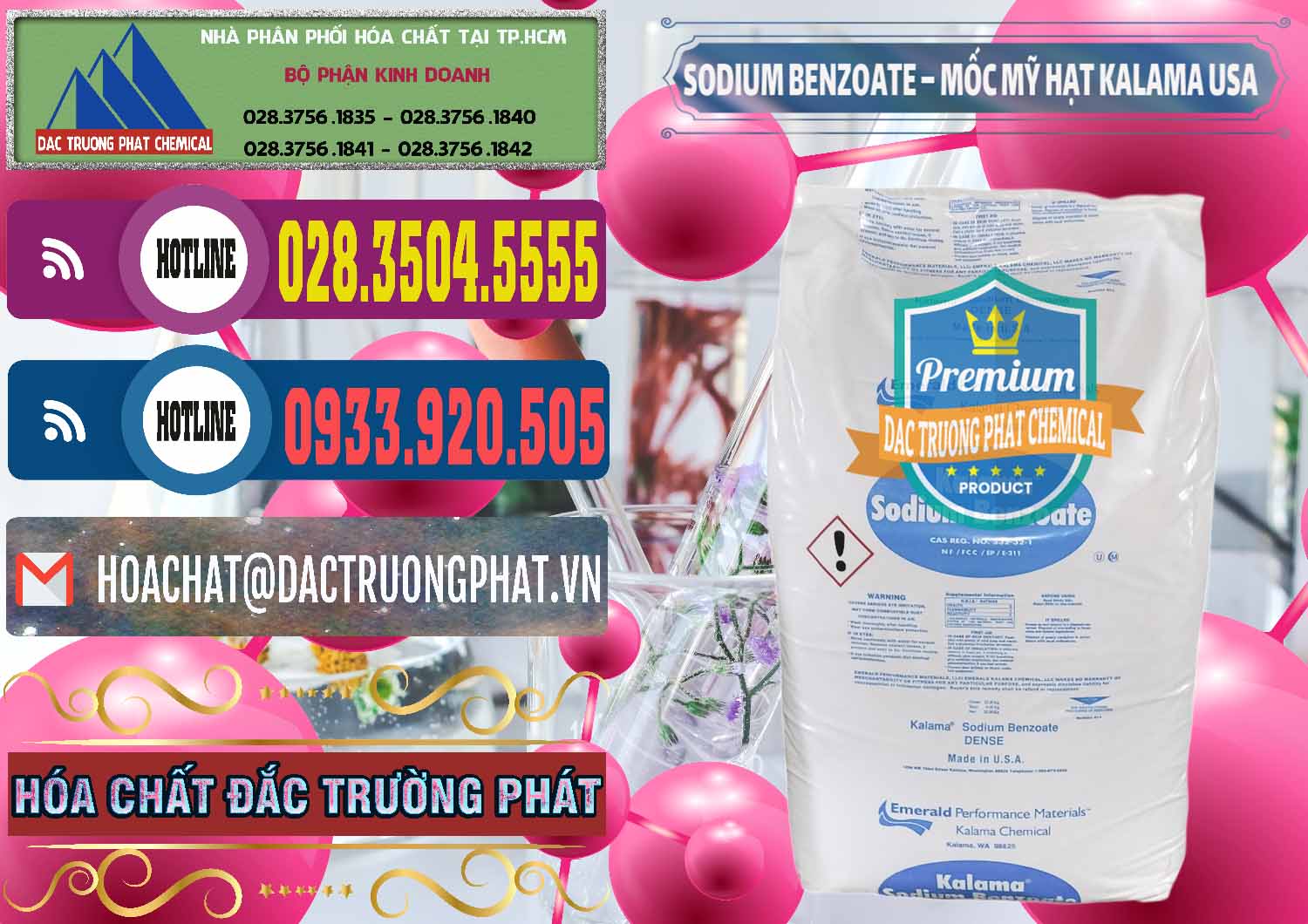 Cty nhập khẩu _ bán Sodium Benzoate - Mốc Hạt Kalama Food Grade Mỹ Usa - 0137 - Nhà cung cấp _ bán hóa chất tại TP.HCM - muabanhoachat.com.vn