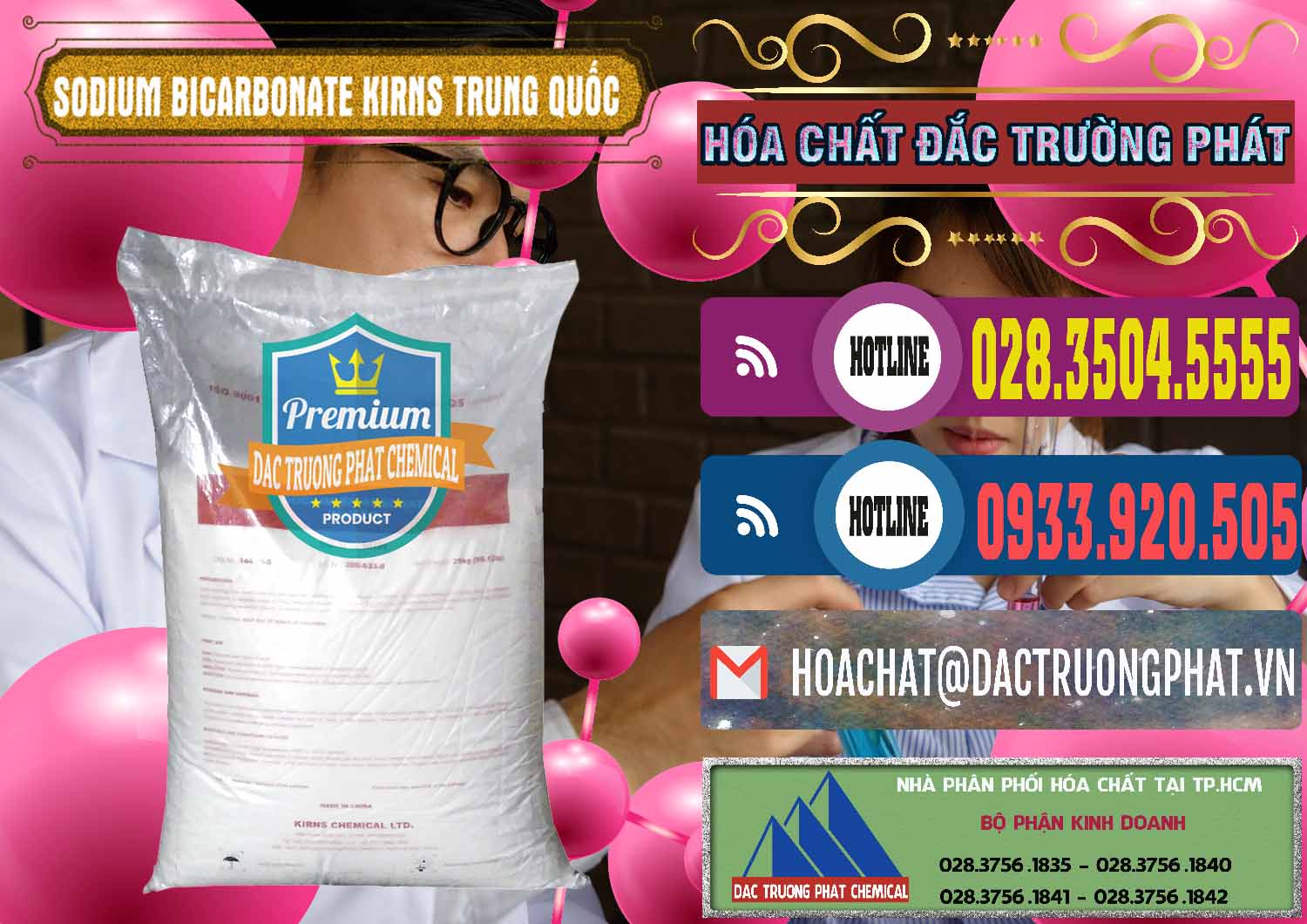 Công ty chuyên bán và phân phối Sodium Bicarbonate – Bicar NaHCO3 Food Grade Kirns Trung Quốc - 0217 - Đơn vị cung cấp & nhập khẩu hóa chất tại TP.HCM - muabanhoachat.com.vn