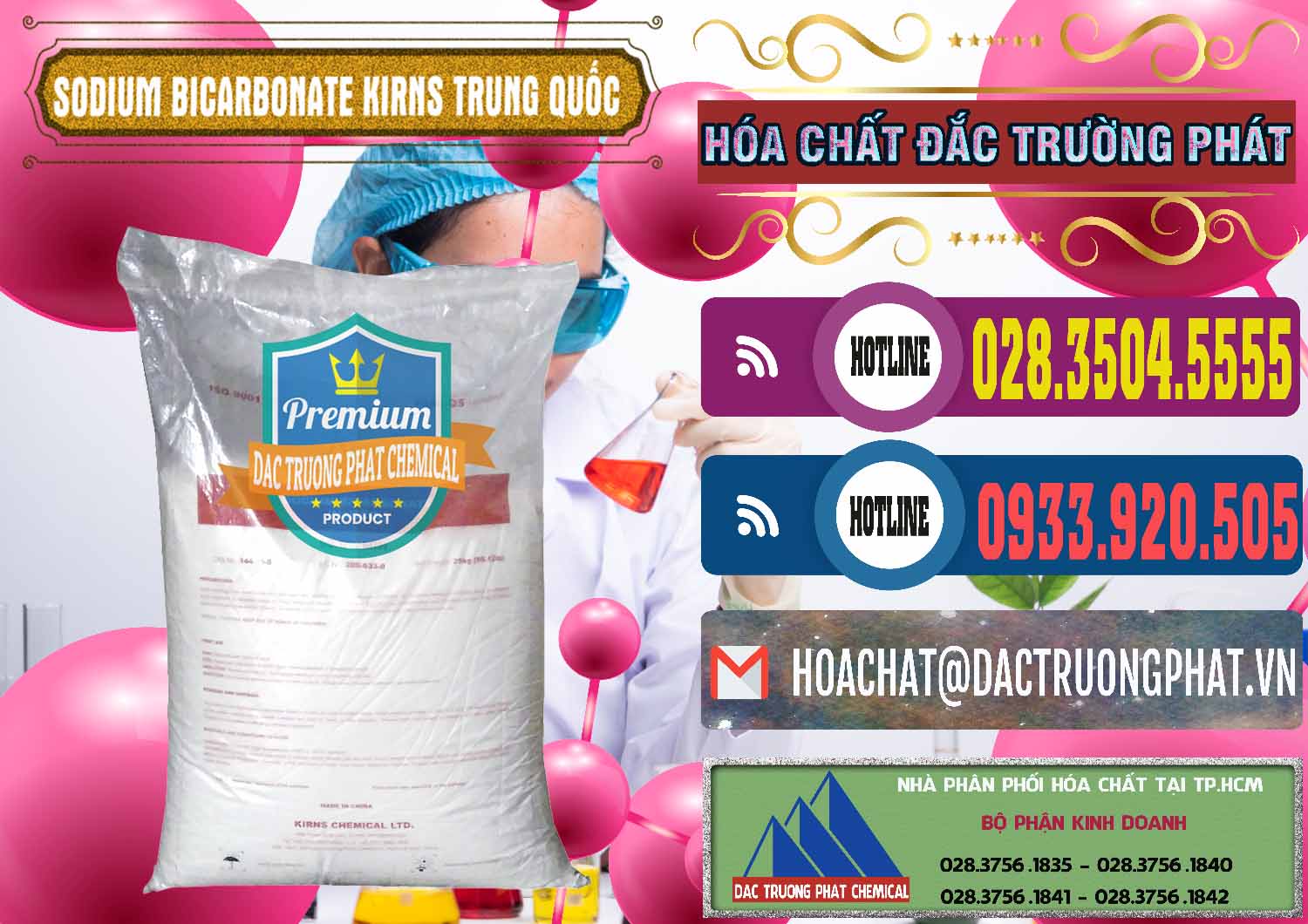 Cty bán - phân phối Sodium Bicarbonate – Bicar NaHCO3 Food Grade Kirns Trung Quốc - 0217 - Đơn vị chuyên nhập khẩu _ cung cấp hóa chất tại TP.HCM - muabanhoachat.com.vn