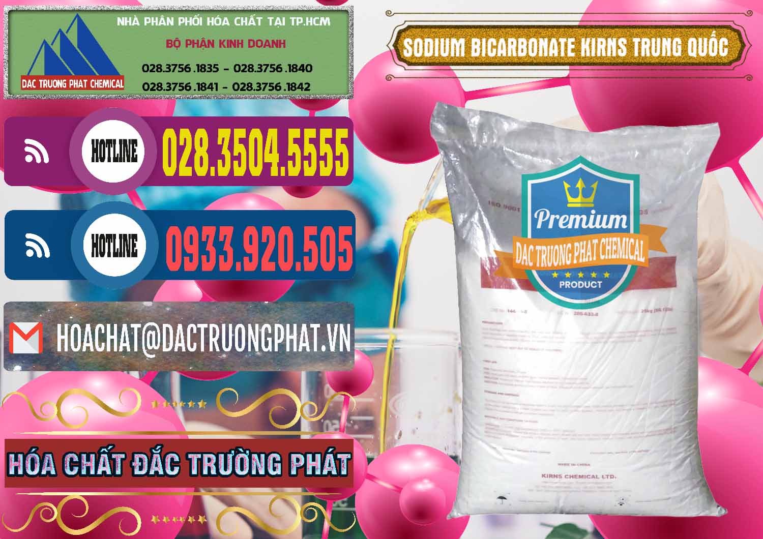 Đơn vị chuyên nhập khẩu ( bán ) Sodium Bicarbonate – Bicar NaHCO3 Food Grade Kirns Trung Quốc - 0217 - Cty kinh doanh & phân phối hóa chất tại TP.HCM - muabanhoachat.com.vn