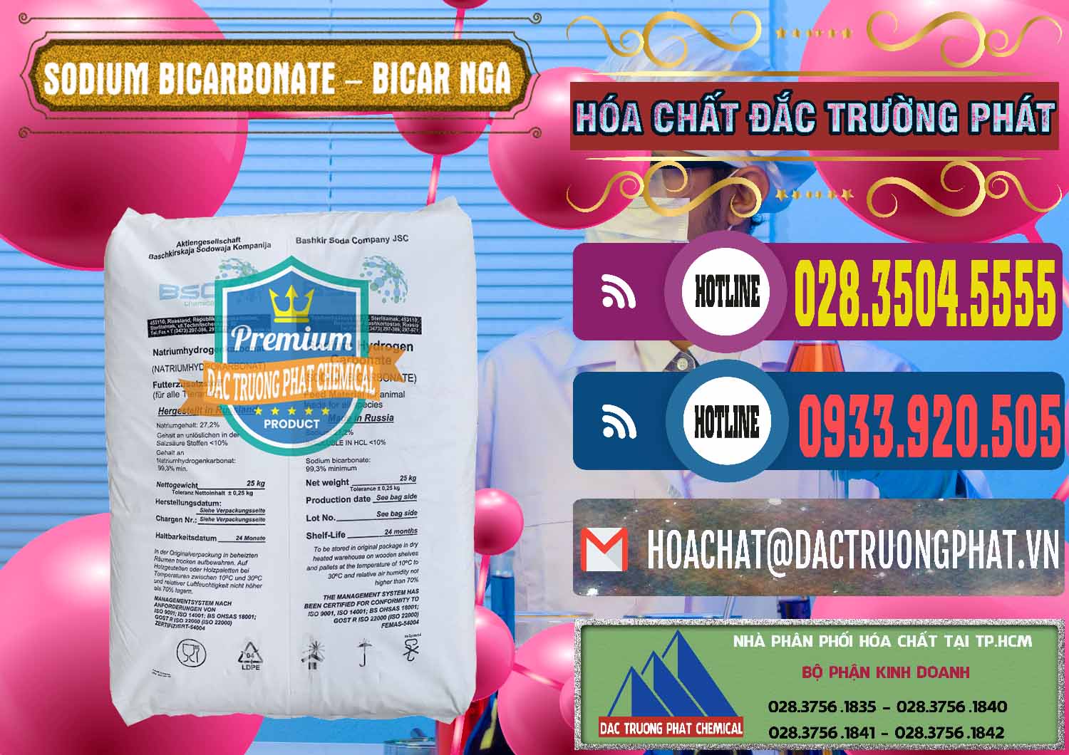 Chuyên bán - cung cấp Sodium Bicarbonate – Bicar NaHCO3 Nga Russia - 0425 - Công ty bán & cung cấp hóa chất tại TP.HCM - muabanhoachat.com.vn