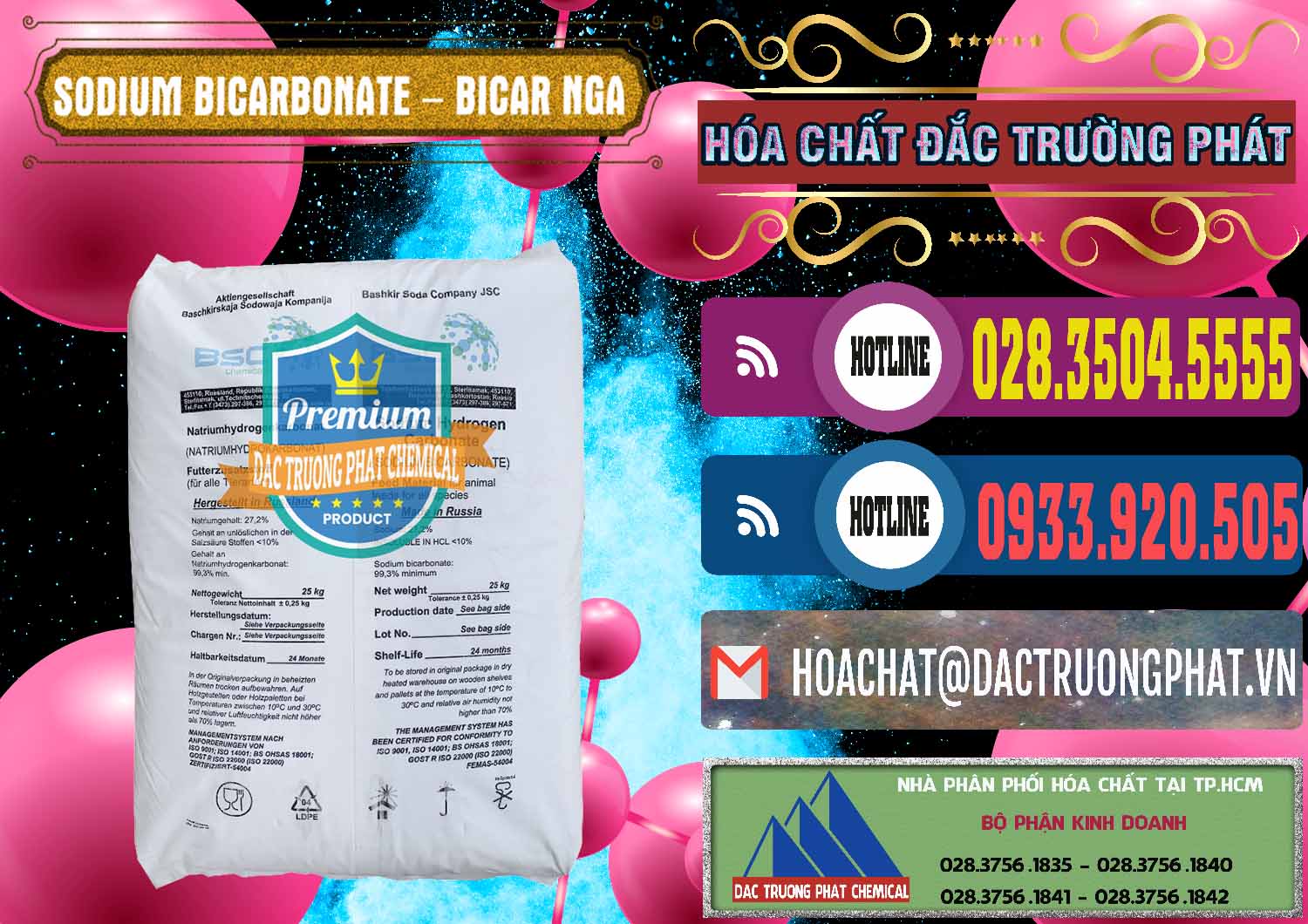 Cty kinh doanh & bán Sodium Bicarbonate – Bicar NaHCO3 Nga Russia - 0425 - Đơn vị chuyên cung cấp và bán hóa chất tại TP.HCM - muabanhoachat.com.vn
