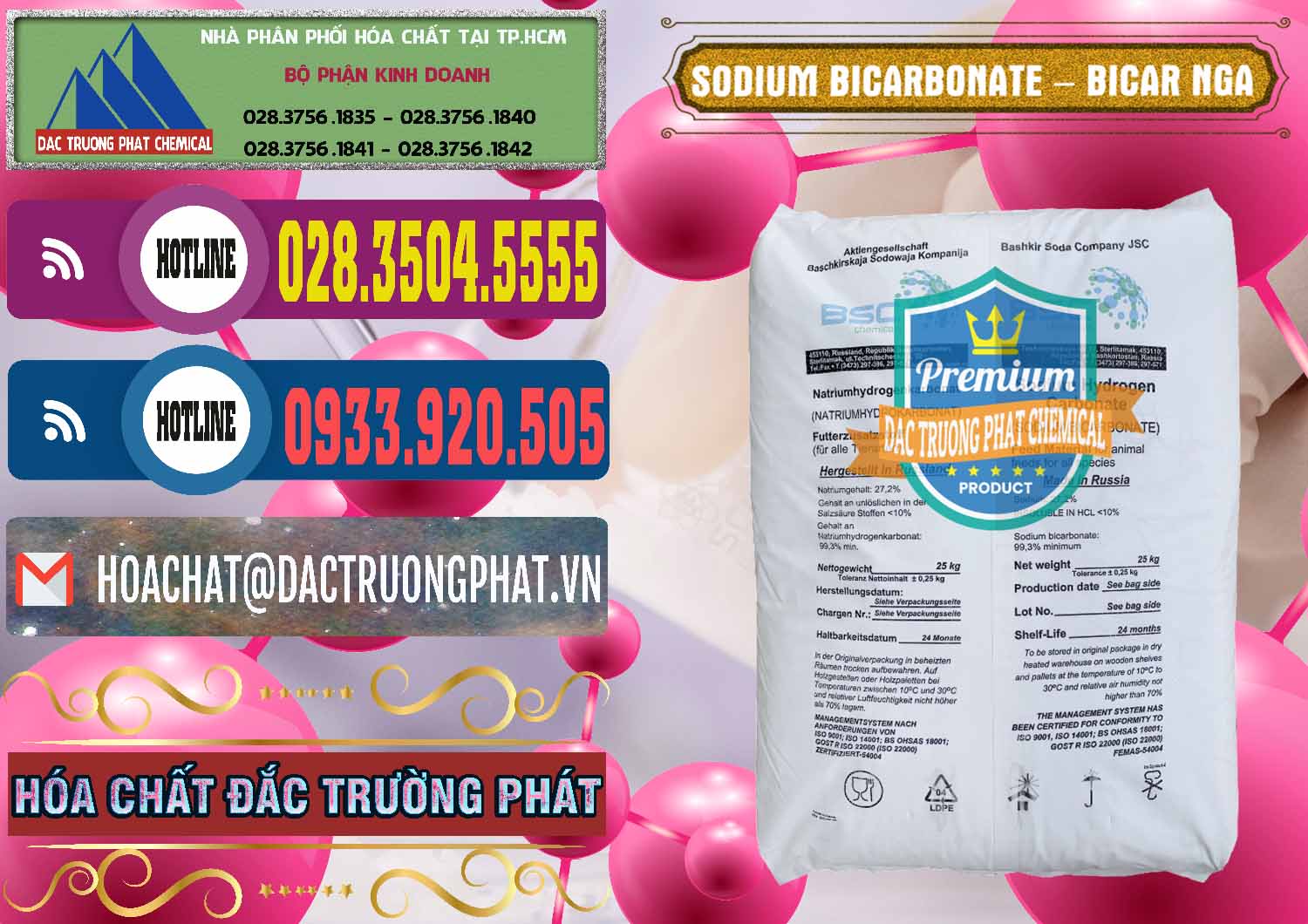 Chuyên bán _ cung ứng Sodium Bicarbonate – Bicar NaHCO3 Nga Russia - 0425 - Chuyên nhập khẩu ( cung cấp ) hóa chất tại TP.HCM - muabanhoachat.com.vn