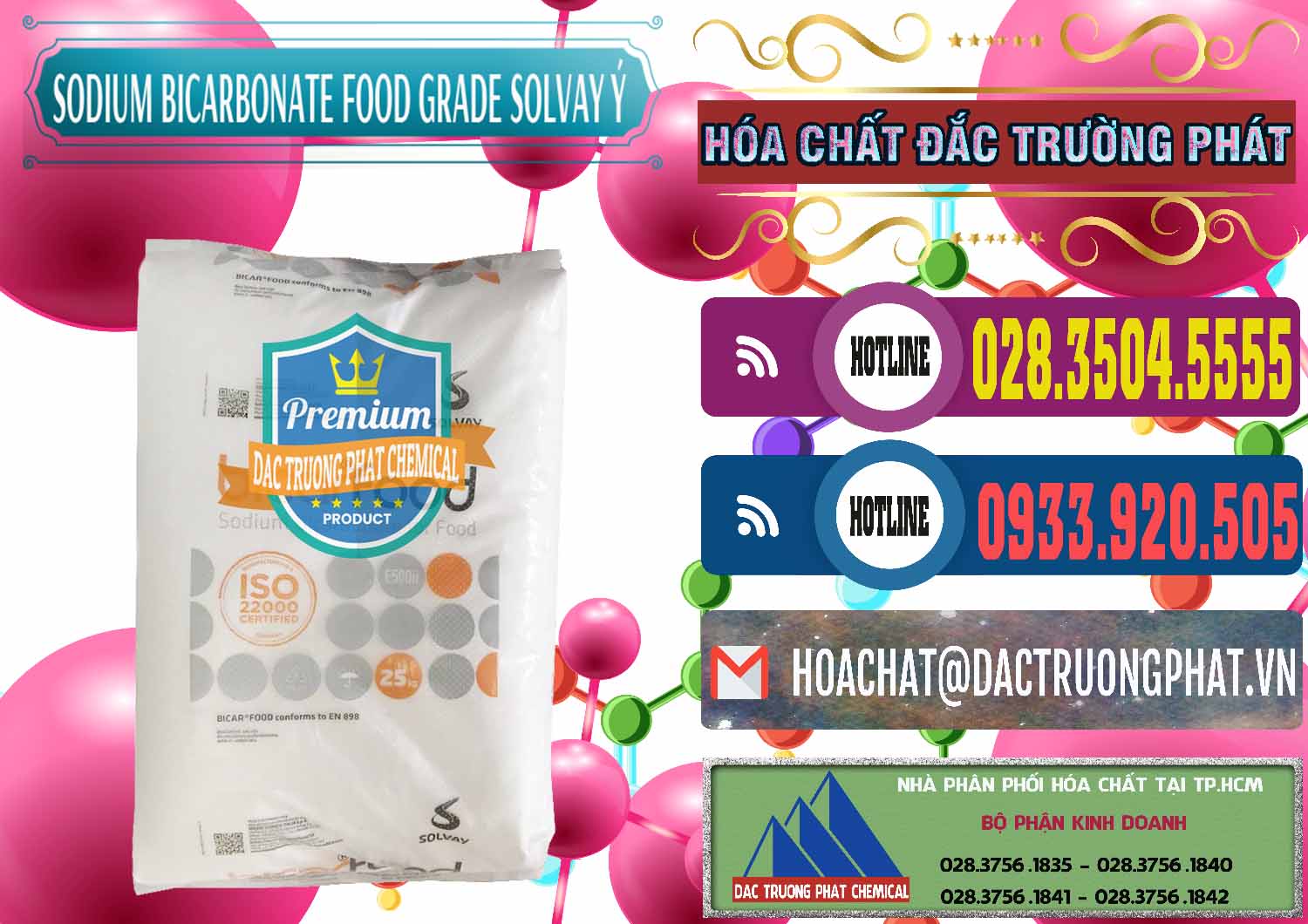 Cty chuyên bán _ cung ứng Sodium Bicarbonate – Bicar NaHCO3 Food Grade Solvay Ý Italy - 0220 - Nơi chuyên cung cấp và bán hóa chất tại TP.HCM - muabanhoachat.com.vn