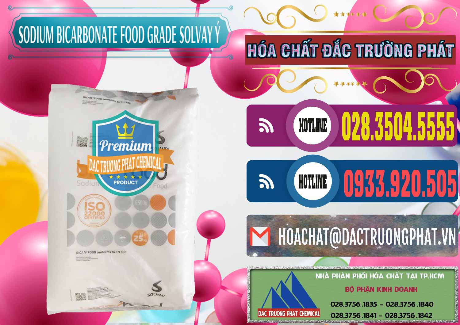 Nhà phân phối & bán Sodium Bicarbonate – Bicar NaHCO3 Food Grade Solvay Ý Italy - 0220 - Công ty cung cấp ( phân phối ) hóa chất tại TP.HCM - muabanhoachat.com.vn