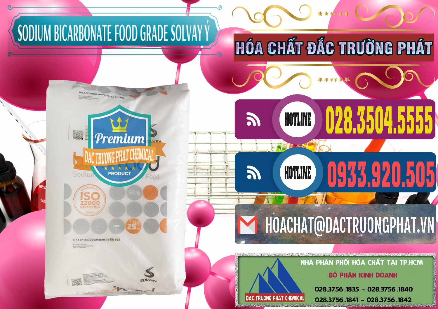 Công ty chuyên kinh doanh ( bán ) Sodium Bicarbonate – Bicar NaHCO3 Food Grade Solvay Ý Italy - 0220 - Cty chuyên cung ứng & phân phối hóa chất tại TP.HCM - muabanhoachat.com.vn