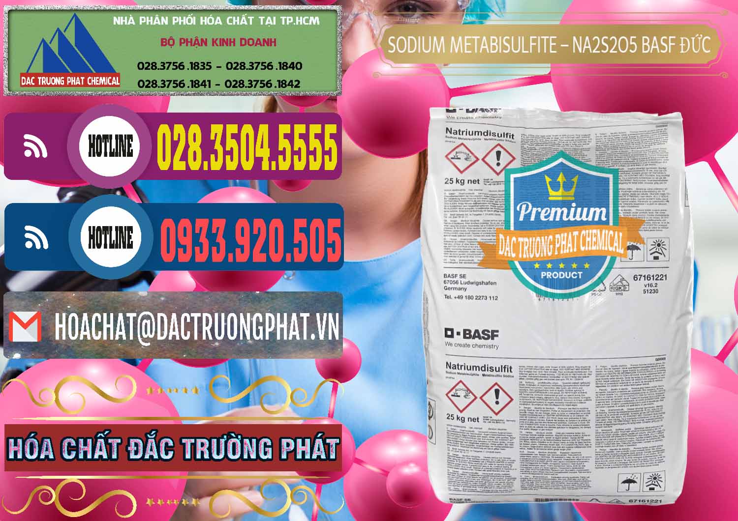 Đơn vị chuyên cung cấp & bán Sodium Metabisulfite - NA2S2O5 Food Grade BASF Đức Germany - 0143 - Nơi chuyên bán và phân phối hóa chất tại TP.HCM - muabanhoachat.com.vn