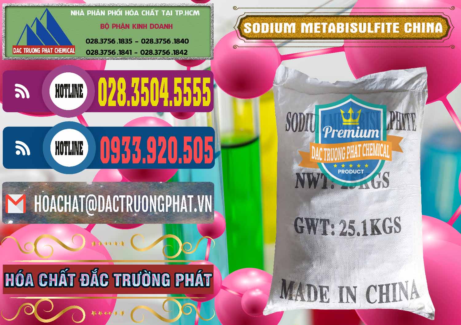 Công ty chuyên bán và cung cấp Sodium Metabisulfite - NA2S2O5 Trung Quốc China - 0484 - Nhập khẩu - phân phối hóa chất tại TP.HCM - muabanhoachat.com.vn