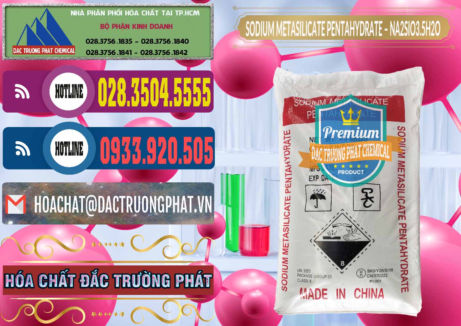 Nơi chuyên nhập khẩu ( bán ) Sodium Metasilicate Pentahydrate – Silicate Bột Trung Quốc China - 0147 - Nơi chuyên kinh doanh và phân phối hóa chất tại TP.HCM - muabanhoachat.com.vn