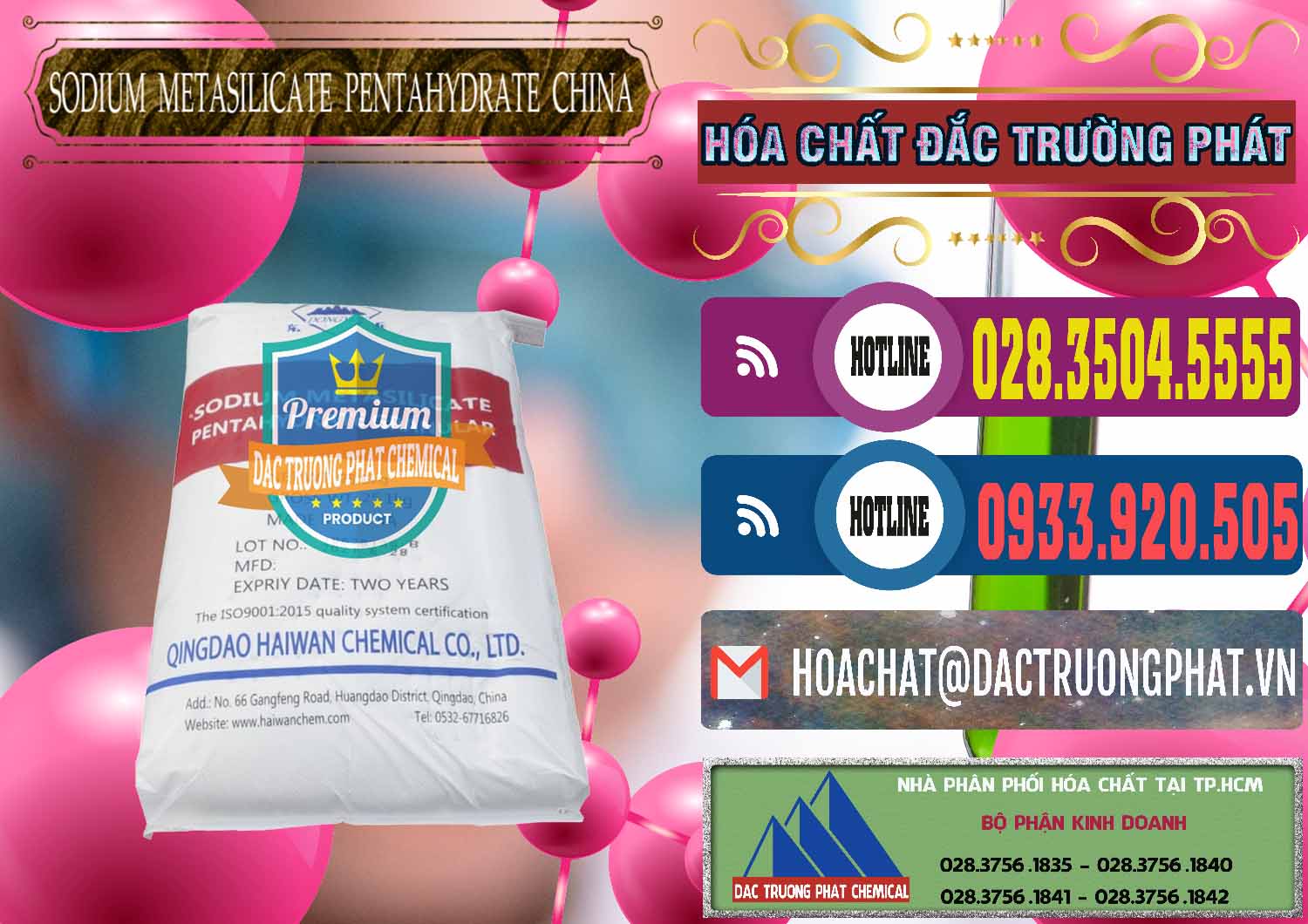 Đơn vị nhập khẩu & bán Sodium Metasilicate Pentahydrate – Silicate Bột Qingdao Trung Quốc China - 0452 - Công ty chuyên bán - cung cấp hóa chất tại TP.HCM - muabanhoachat.com.vn