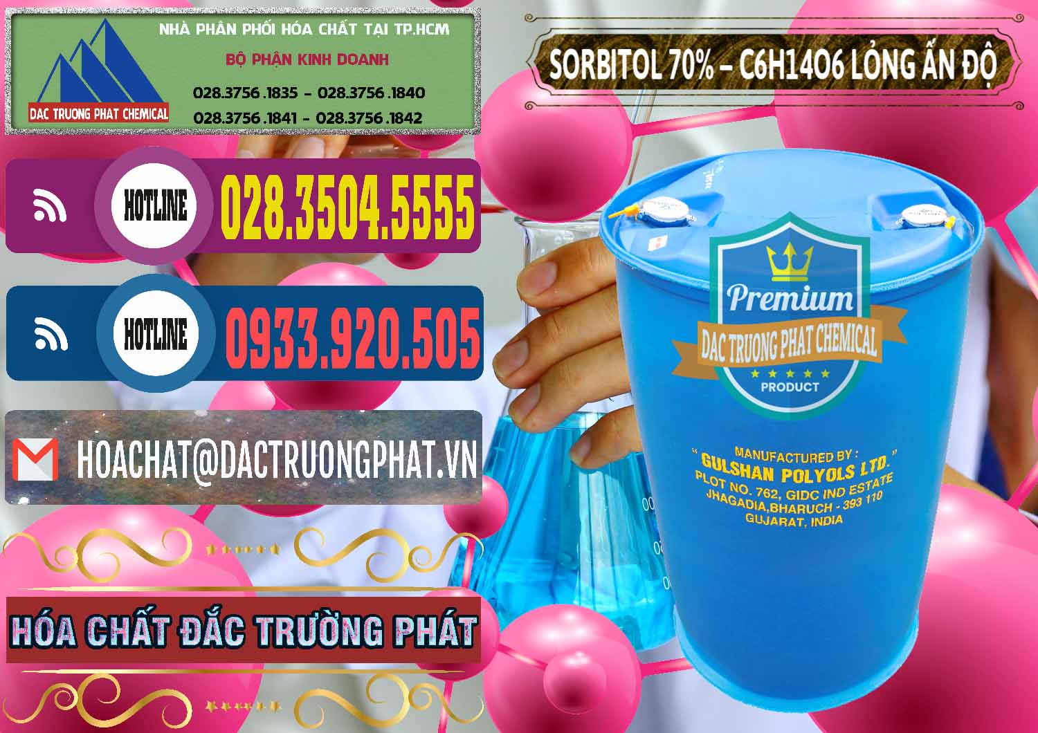 Cty bán - cung cấp Sorbitol - C6H14O6 Lỏng 70% Food Grade Ấn Độ India - 0152 - Kinh doanh ( phân phối ) hóa chất tại TP.HCM - muabanhoachat.com.vn