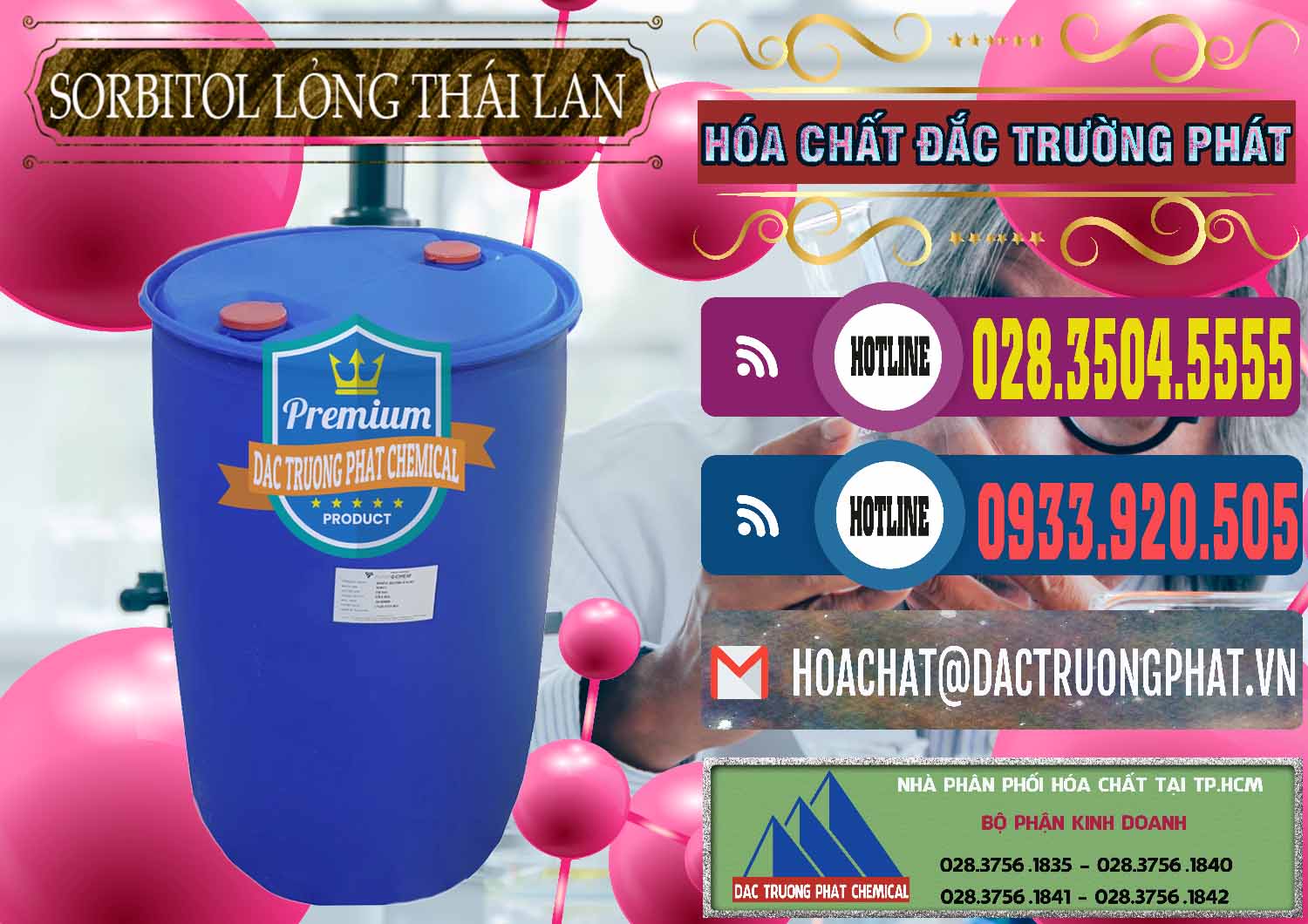 Nơi cung cấp _ bán Sorbitol - C6H14O6 Lỏng 70% Food Grade Thái Lan Thailand - 0341 - Nơi chuyên cung cấp & bán hóa chất tại TP.HCM - muabanhoachat.com.vn