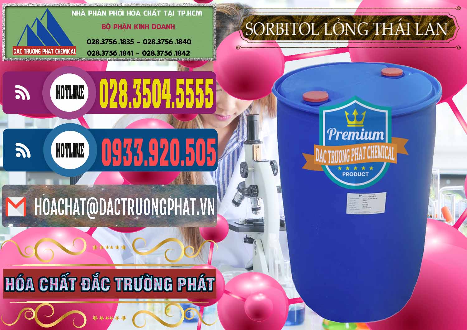 Chuyên bán - phân phối Sorbitol - C6H14O6 Lỏng 70% Food Grade Thái Lan Thailand - 0341 - Cty cung cấp _ phân phối hóa chất tại TP.HCM - muabanhoachat.com.vn
