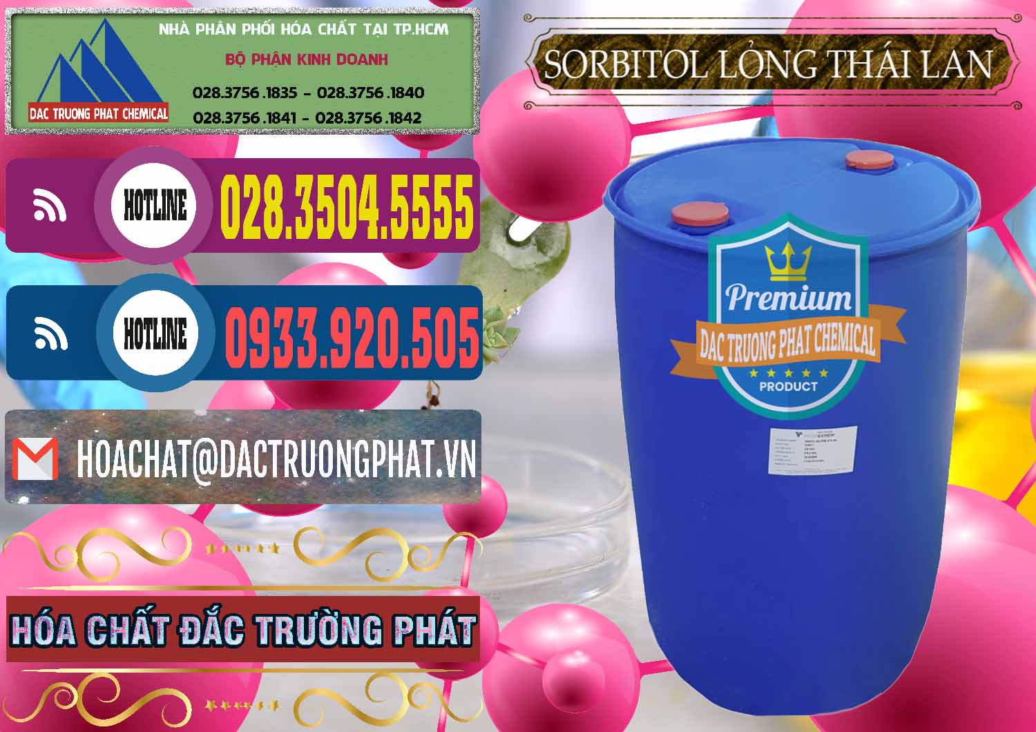 Bán và phân phối Sorbitol - C6H14O6 Lỏng 70% Food Grade Thái Lan Thailand - 0341 - Cty kinh doanh & cung cấp hóa chất tại TP.HCM - muabanhoachat.com.vn
