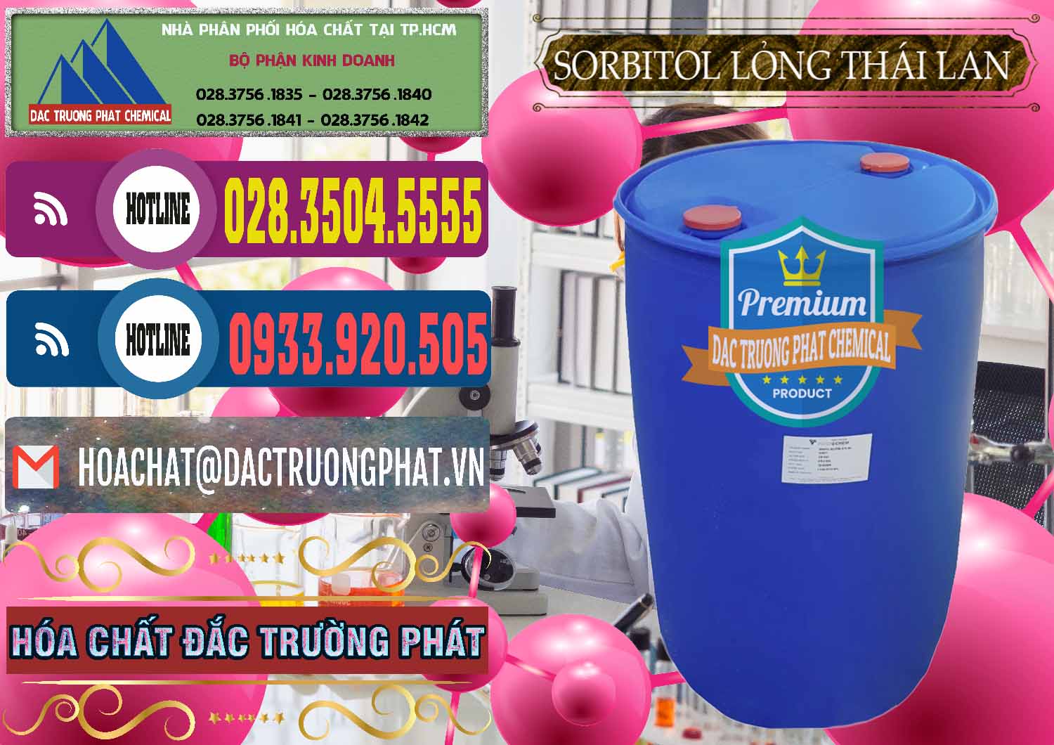 Chuyên bán ( phân phối ) Sorbitol - C6H14O6 Lỏng 70% Food Grade Thái Lan Thailand - 0341 - Công ty phân phối ( cung cấp ) hóa chất tại TP.HCM - muabanhoachat.com.vn