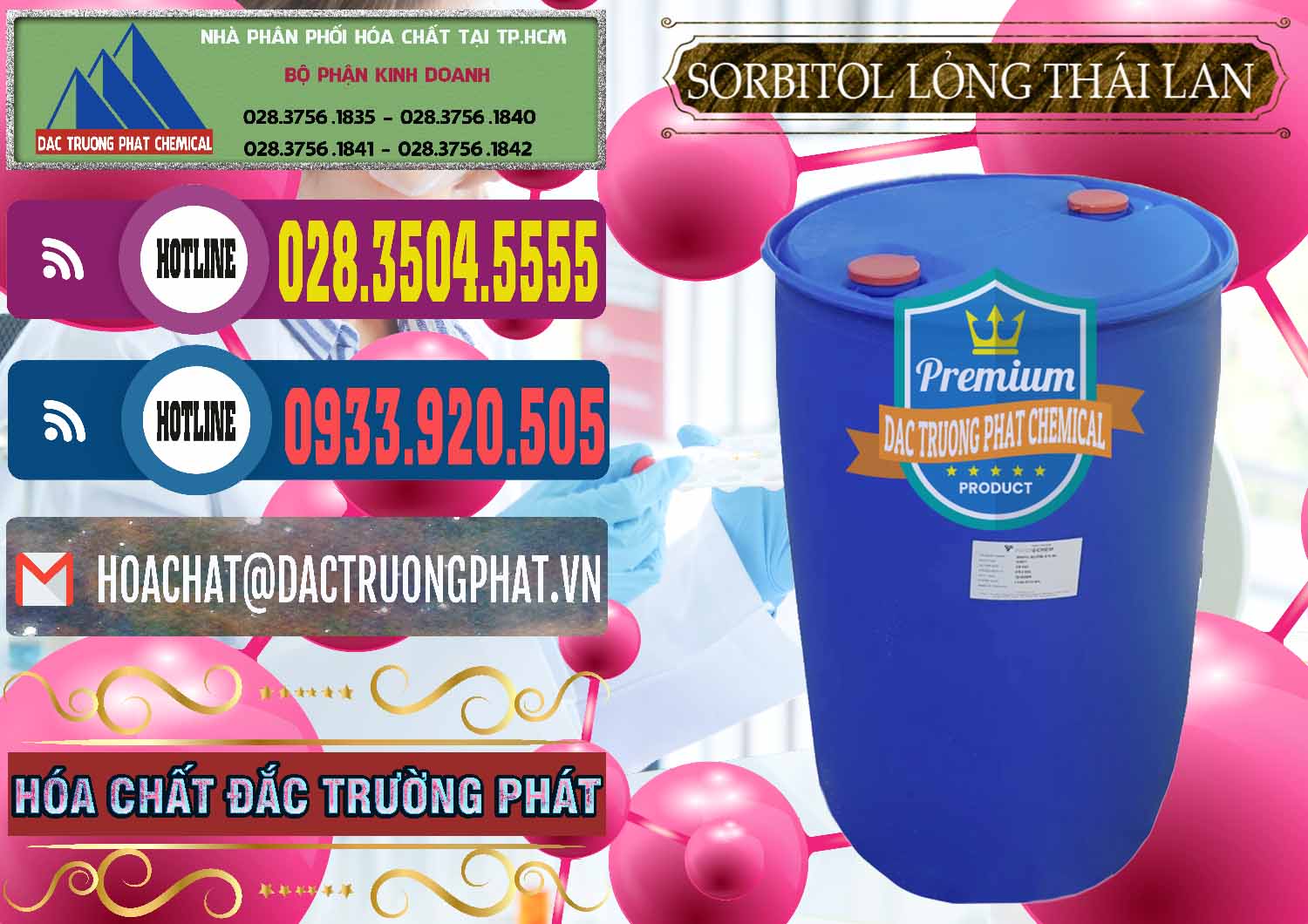 Đơn vị chuyên bán - phân phối Sorbitol - C6H14O6 Lỏng 70% Food Grade Thái Lan Thailand - 0341 - Cty chuyên nhập khẩu _ cung cấp hóa chất tại TP.HCM - muabanhoachat.com.vn