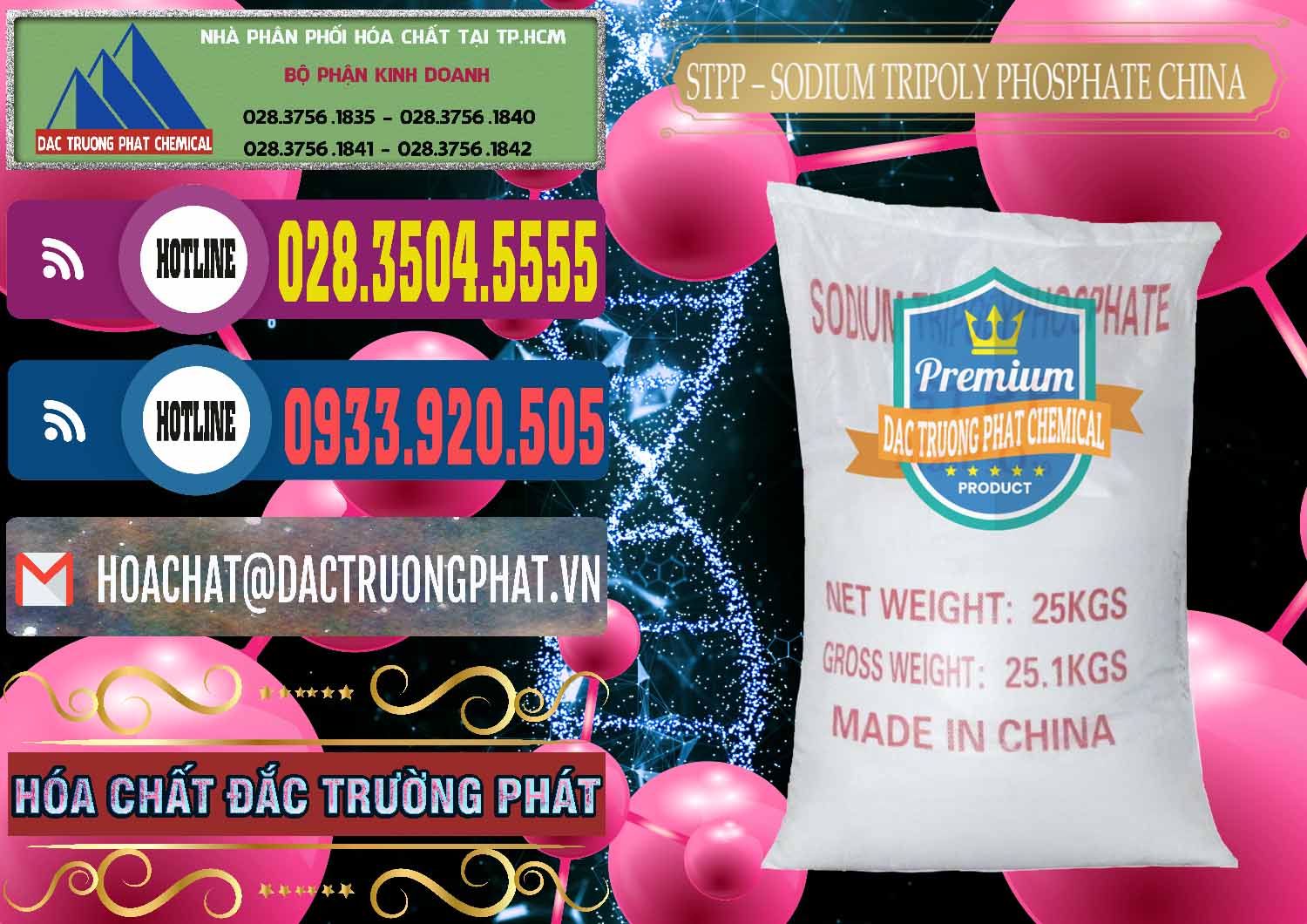 Công ty chuyên phân phối - bán Sodium Tripoly Phosphate - STPP 96% Chữ Đỏ Trung Quốc China - 0155 - Công ty cung cấp và kinh doanh hóa chất tại TP.HCM - muabanhoachat.com.vn