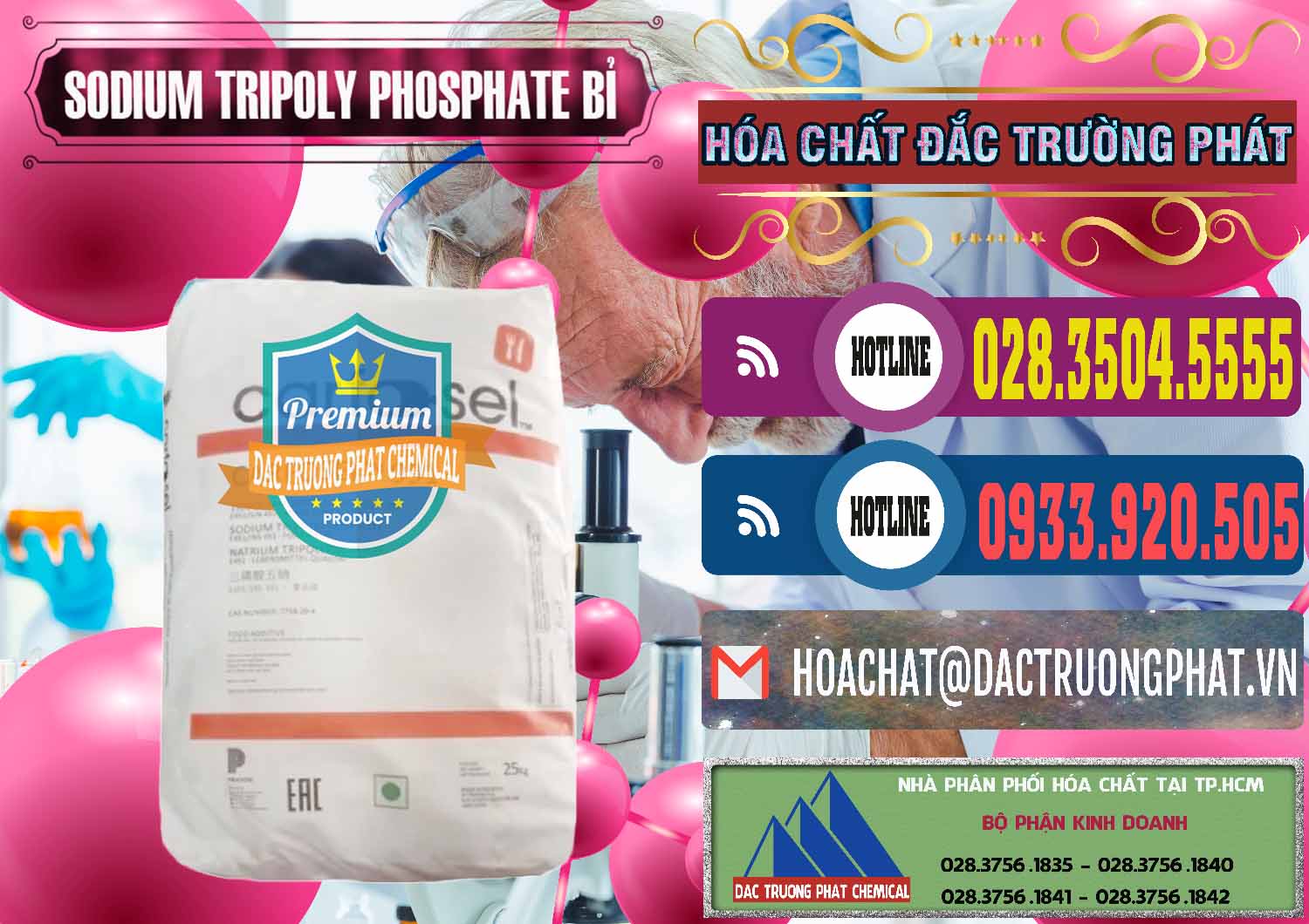 Cty chuyên phân phối ( bán ) Sodium Tripoly Phosphate - STPP Carfosel 991 Bỉ Belgium - 0429 - Đơn vị kinh doanh _ phân phối hóa chất tại TP.HCM - muabanhoachat.com.vn