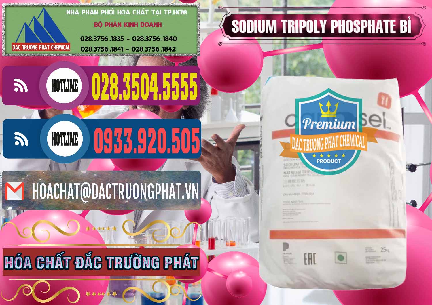 Nơi chuyên kinh doanh & bán Sodium Tripoly Phosphate - STPP Carfosel 991 Bỉ Belgium - 0429 - Nơi phân phối _ cung cấp hóa chất tại TP.HCM - muabanhoachat.com.vn