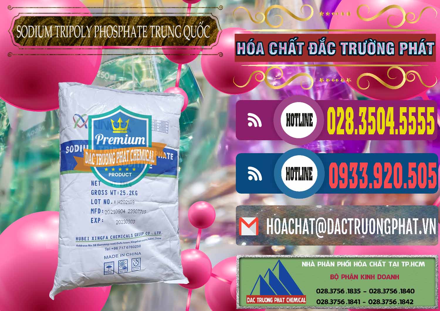 Nhà cung ứng - bán Sodium Tripoly Phosphate - STPP 96% Xingfa Trung Quốc China - 0433 - Nhà phân phối ( cung cấp ) hóa chất tại TP.HCM - muabanhoachat.com.vn